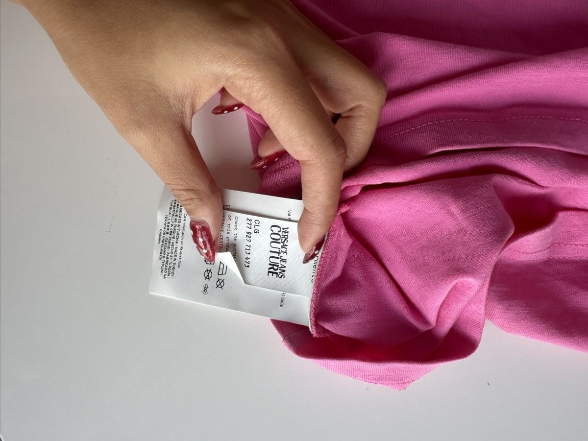 Versace Jeans Couture Versace Jeans Couture Pink Crop Top Size S / US 4 / IT 40 - 4 Thumbnail
