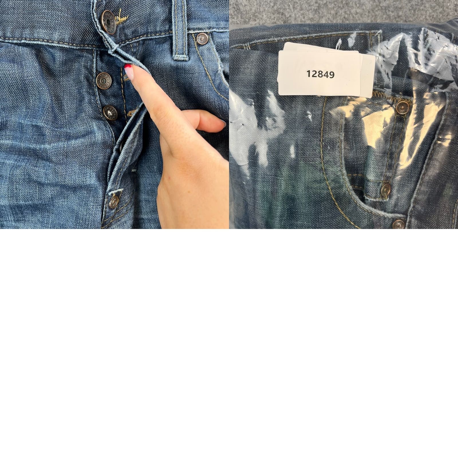 Hugo Boss HUGO BOSS Jeans Relaxed Straight 36 34 Dark Blue Linen Denim 5-Pocket Mens Jeans Size US 36 / EU 52 - 9 Thumbnail