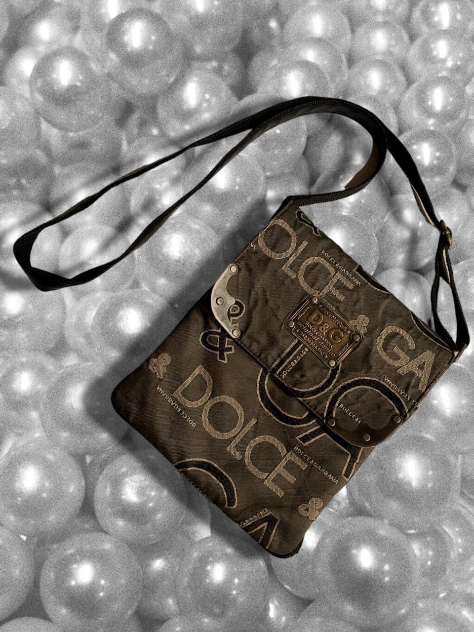 Designer × Dolce & Gabbana × Vintage RARE Dolce & Gabbana Style Crossbody Monogram Messenger Size ONE SIZE - 3 Thumbnail