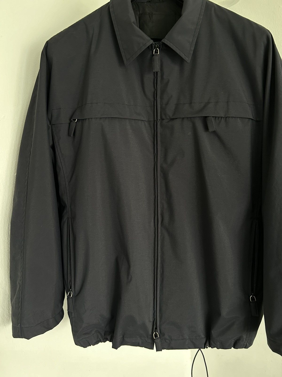 Prada Vintage archive Prada Nylon navy blouson Size US M / EU 48-50 / 2 - 5 Thumbnail