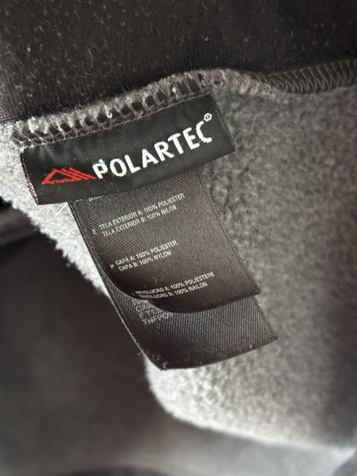 The North Face Vintage The North Face Polartec Denali Fleece Grey Black L Size US L / EU 52-54 / 3 - 5 Thumbnail