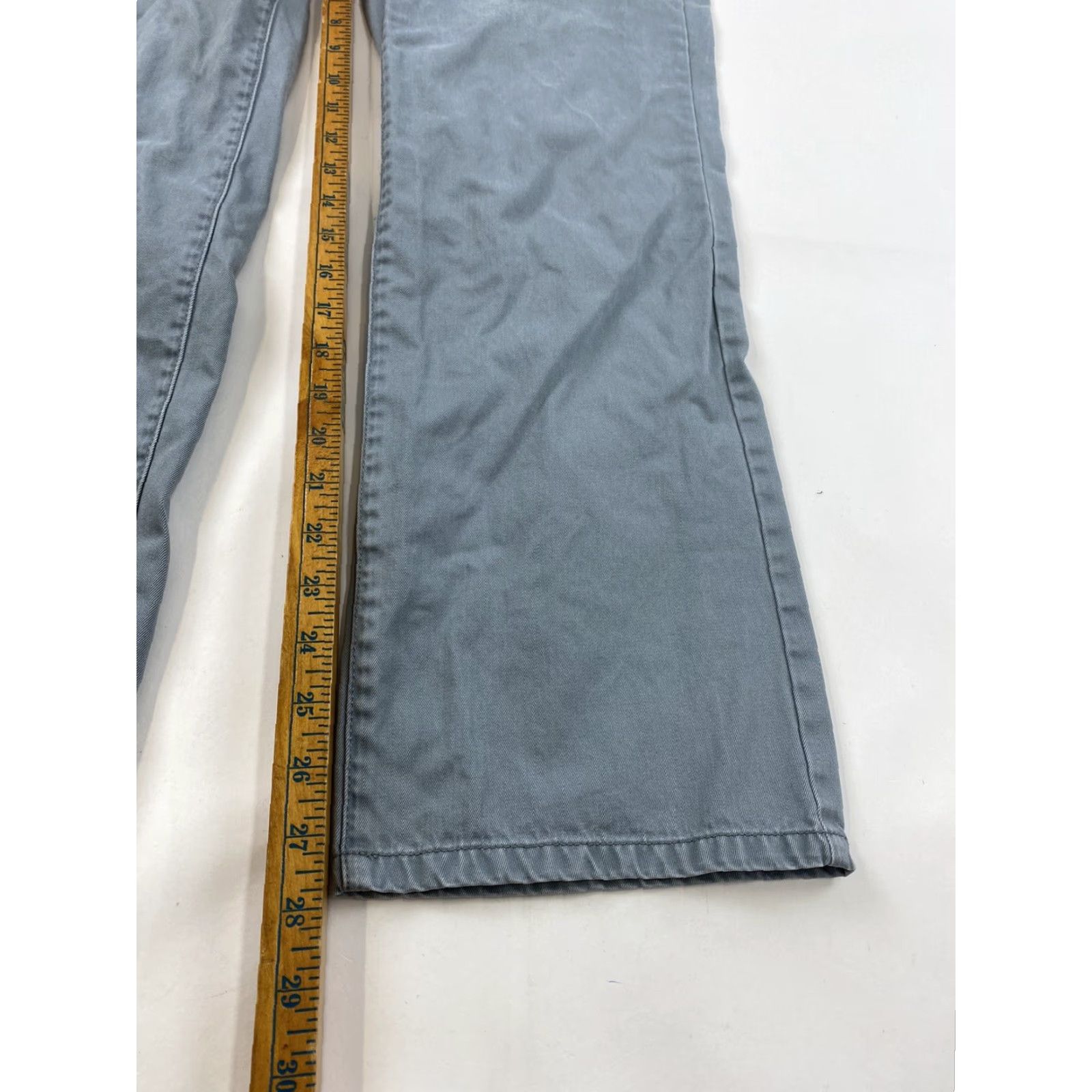 Vintage LL Bean Standard Fit Pants Mens 33x28 Blue Chino Regular Men Mens 33 28in Blue Size US 33 - 5 Thumbnail