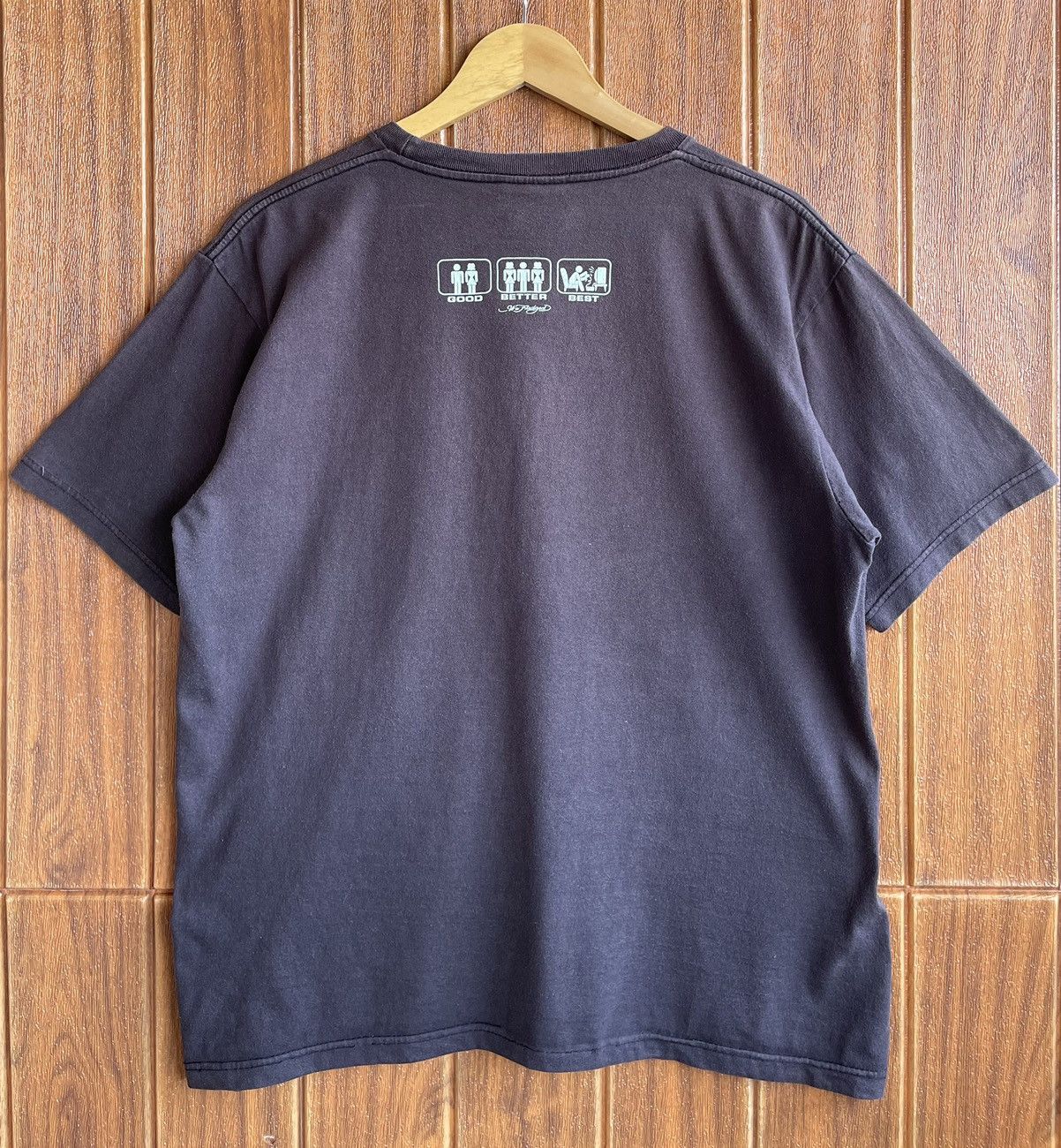 Vintage Vintage’90s🔥UNFLEDGED🔥Good Better Best Humor faded Tshirt Size US L / EU 52-54 / 3 - 9 Thumbnail