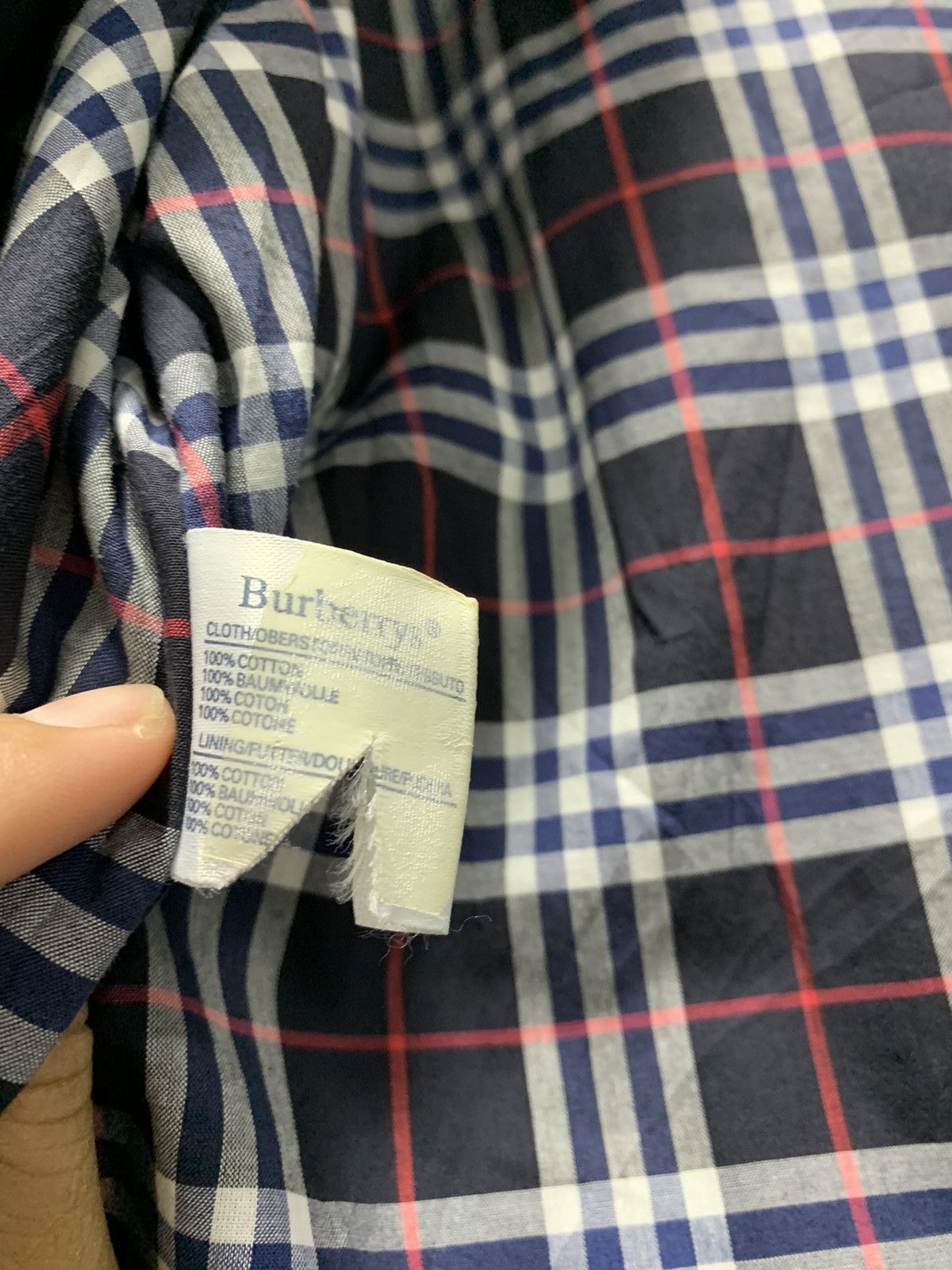 Burberry × Designer × Vintage Vintage Burberry Novacheck Coat Size M / US 6-8 / IT 42-44 - 13 Thumbnail