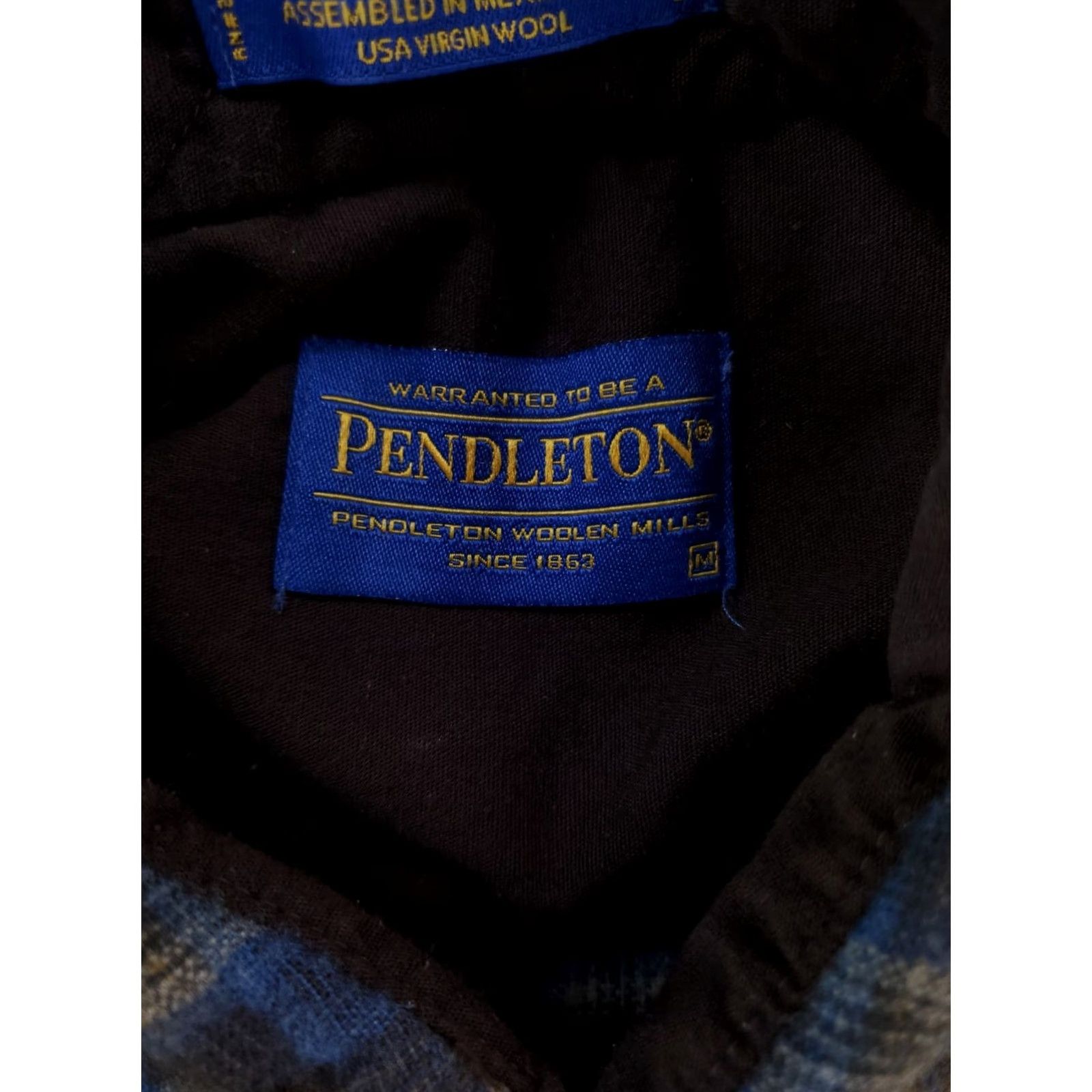Pendleton Pendleton Lodge Shirt Plaid Button-Up Long Sleeve Mens M Blue Green Size US M / EU 48-50 / 2 - 3 Thumbnail