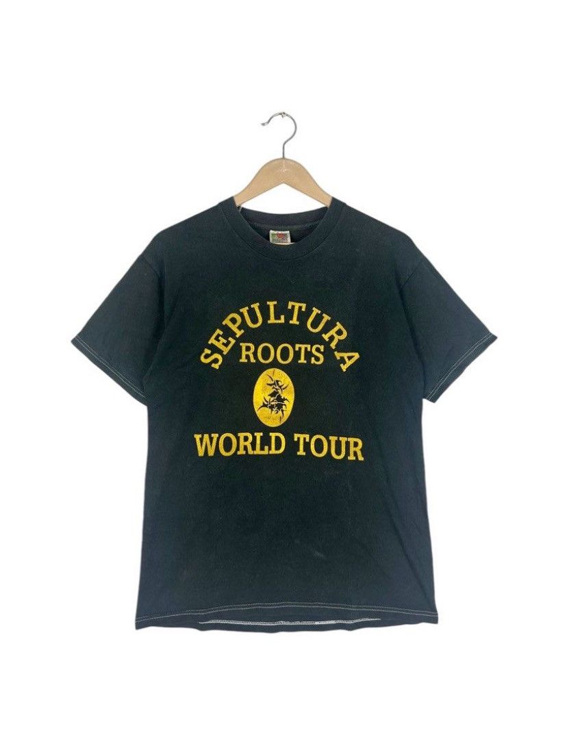 Vintage Sepultura Roots 2004 Size XL Licensed outlet T-Shirt Tour Concert Black