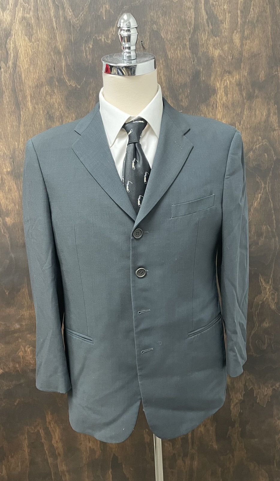 Giorgio Armani MANI Four Button Wool Suit Size 40S - 4 Thumbnail