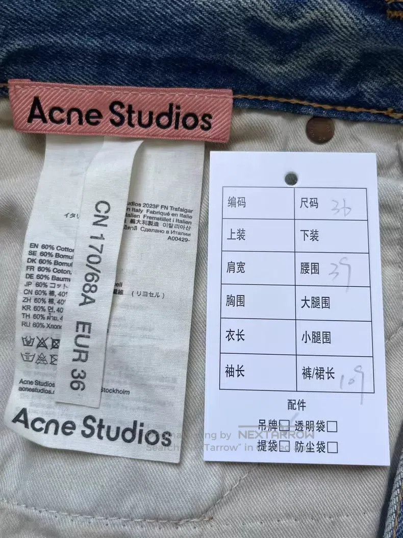 Acne Studios Acne Studios SS25 Heavily Graffiti Five Pocket Design Wash Size US 36 / EU 52 - 5 Thumbnail