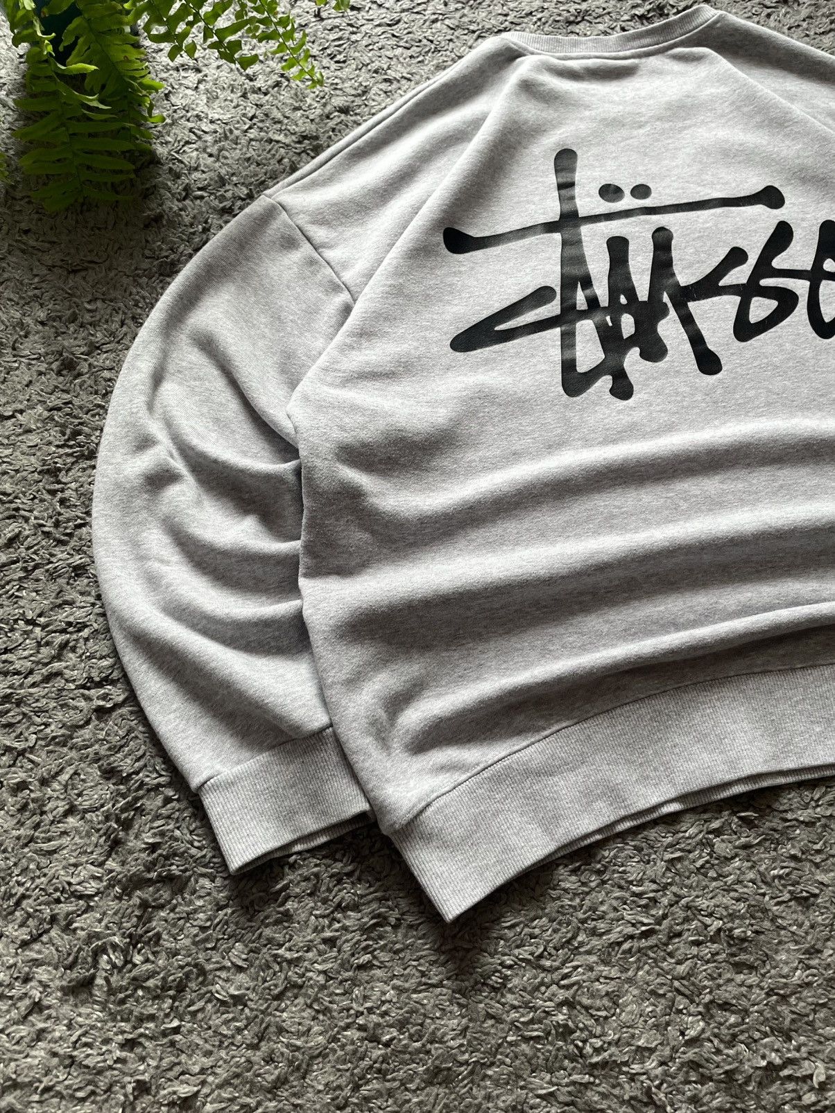 Stussy × Vintage 00s Stüssy Sweatshirt Streetwear Vintage Big Logo Rare Y2k Size US L / EU 52-54 / 3 - 6 Thumbnail