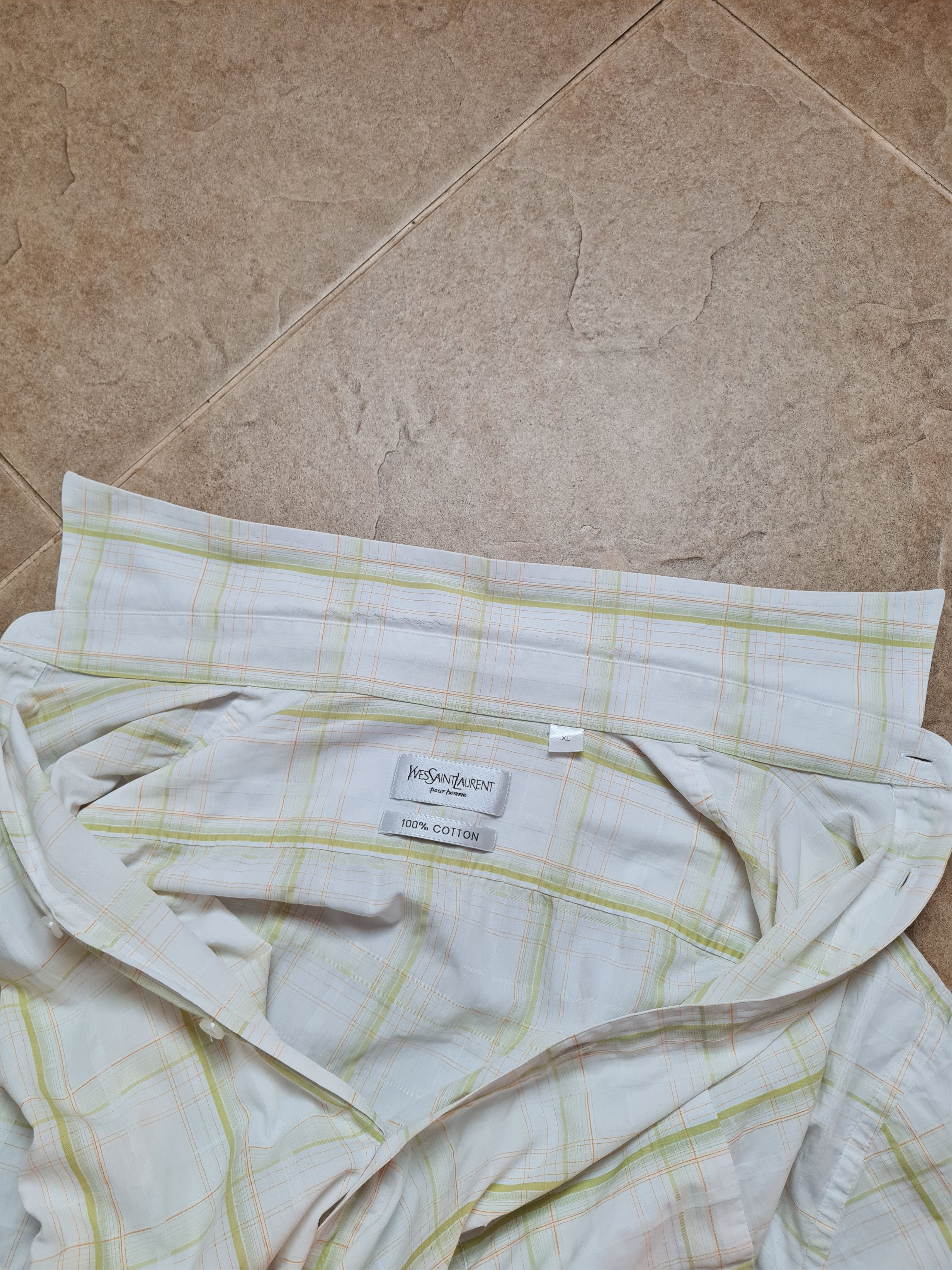Yves Saint Laurent 90s Yves Saint Laurent YSL Shirt Rare Retro Hype Cheimse Size US XL / EU 56 / 4 - 22 Thumbnail