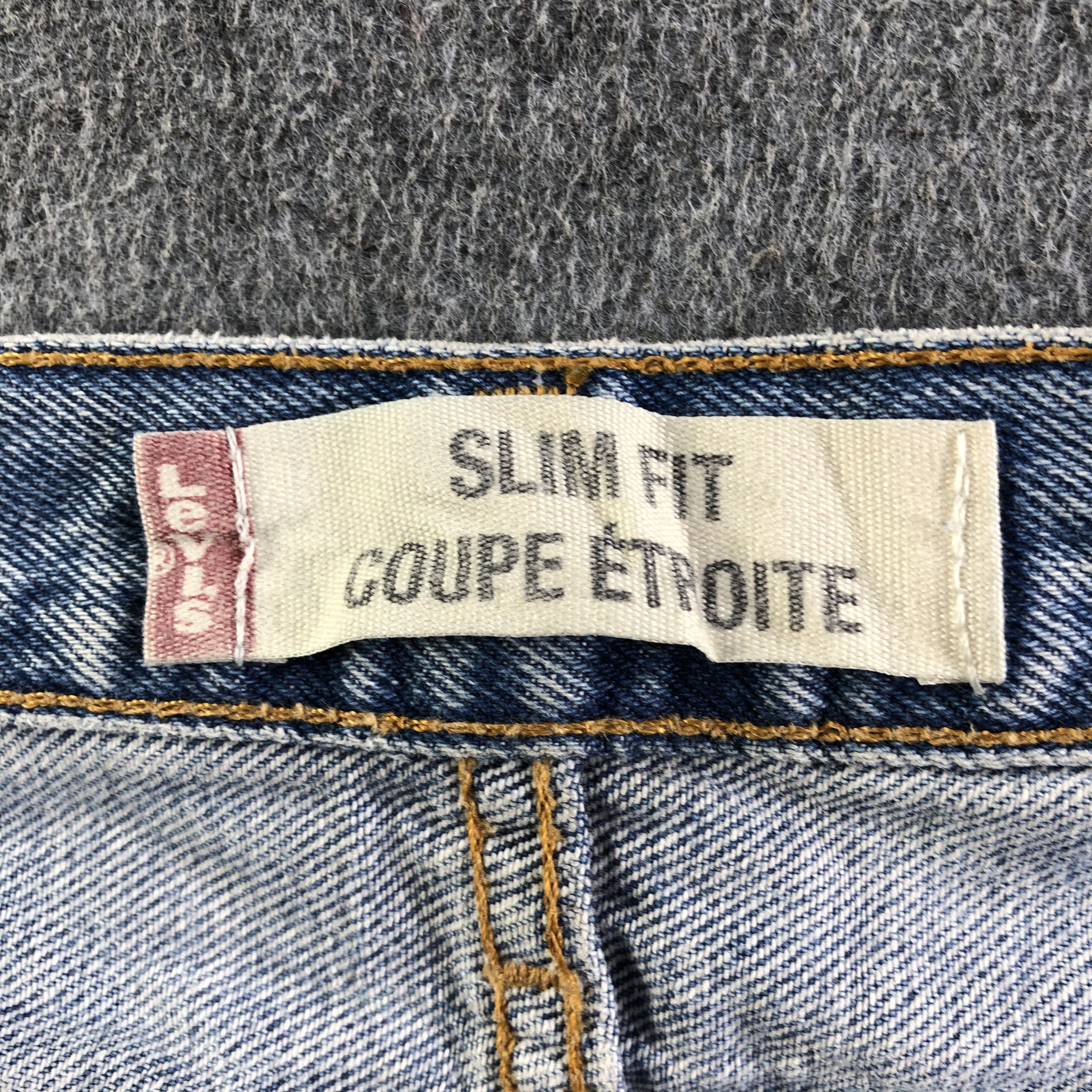 Levi's Vintage Blue Wash Levis 516 Jeans-J4183 Size US 35 - 10 Thumbnail