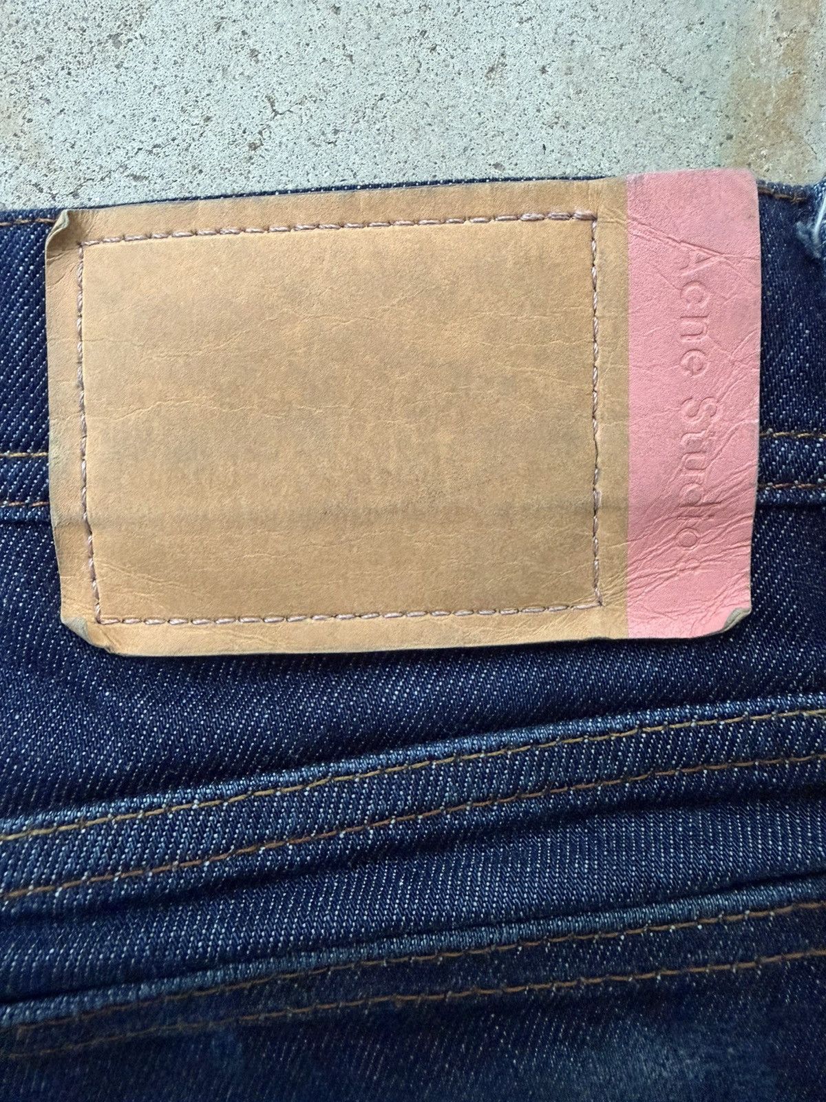 Acne Studios Blå Konst North Mid Blue Denim Jeans Size US 31 - 4 Thumbnail