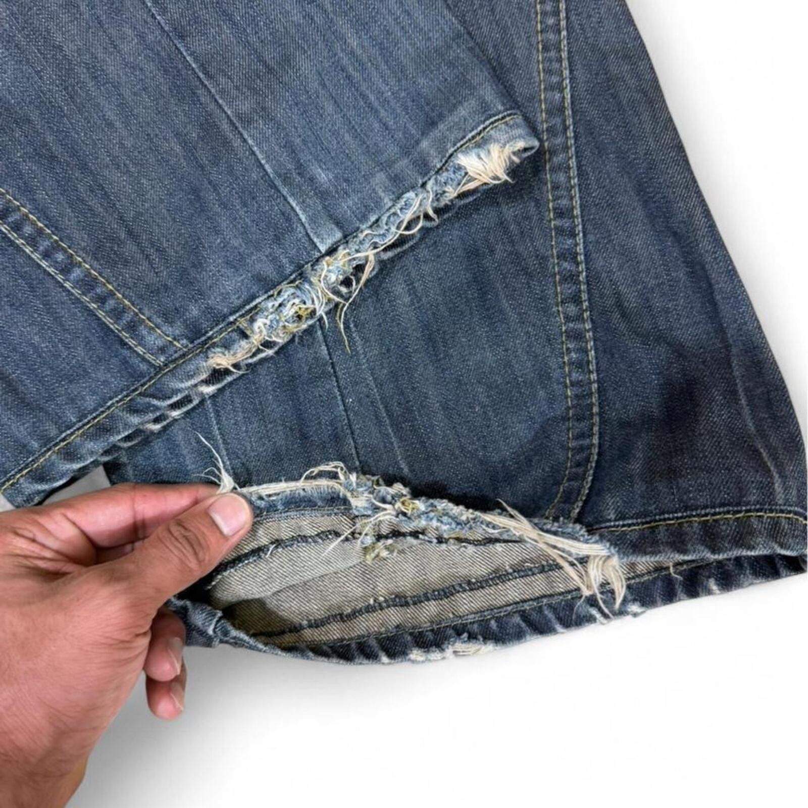 Other Vintage y2k DOHC revolution unique design denim jeans Size 35" - 8 Thumbnail