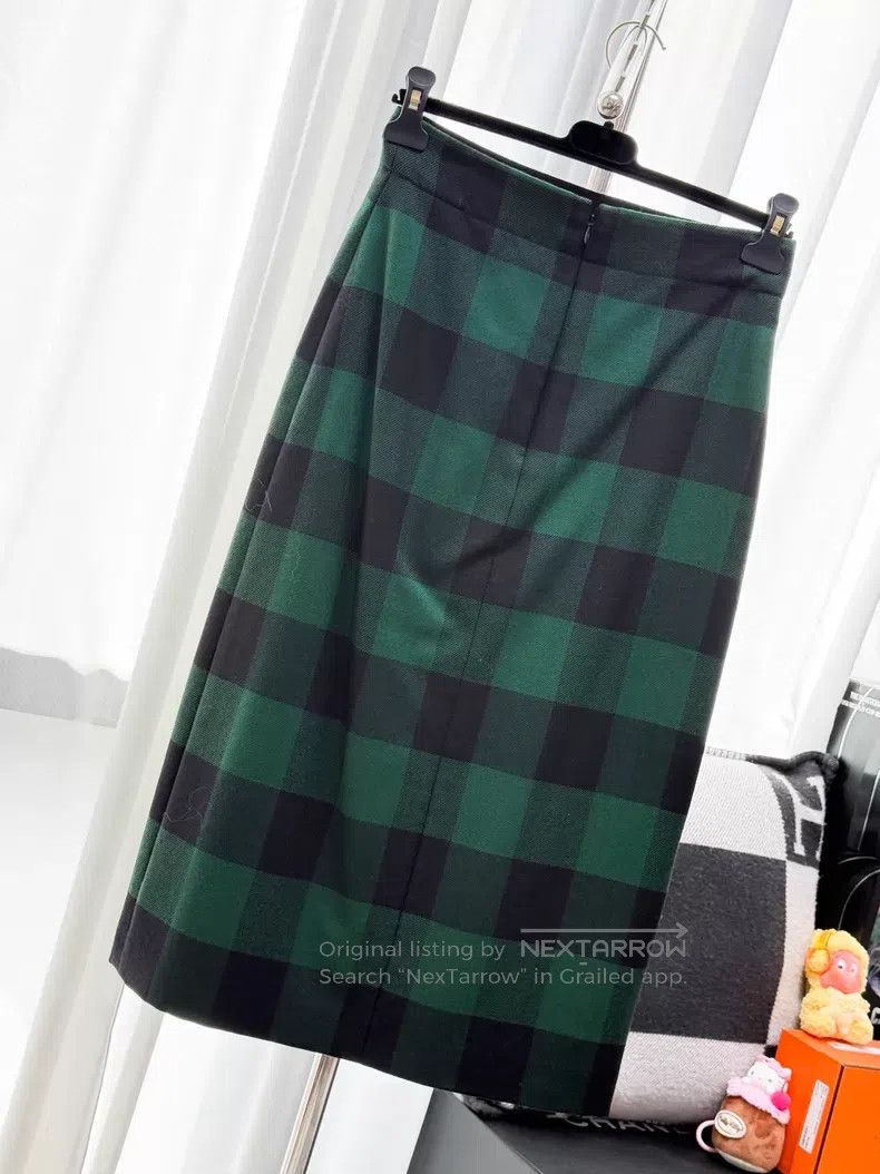 Dior Dior Plaid wool retro half-length skirt Size XS / US 0-2 / IT 36-38 - 2 Thumbnail