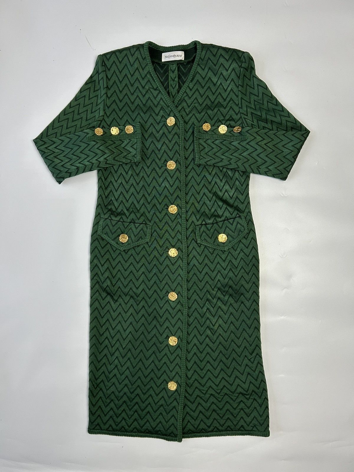 Designer × Yves Saint Laurent YVES SAINT LAURENT DRESS Size M / US 6-8 / IT 42-44 - 2 Thumbnail