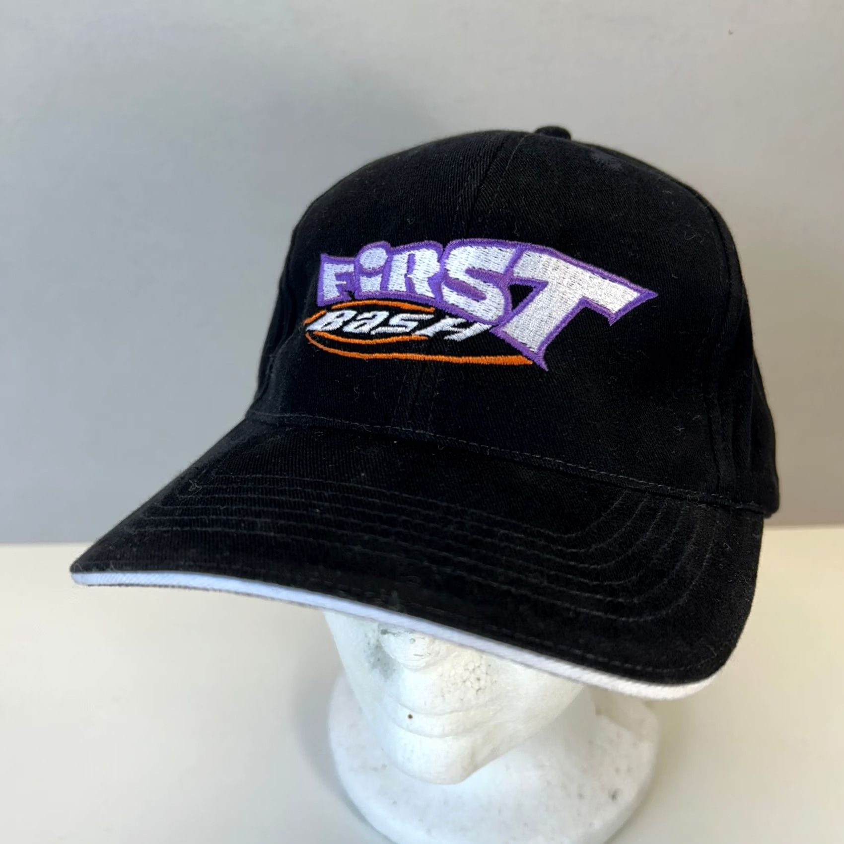 Vintage VINTAGE Big X 90s Hat Black One Size Adjustable Cotton Baseball Cap Mens Car Show Auto Classic Y2K Size ONE SIZE - 2 Thumbnail