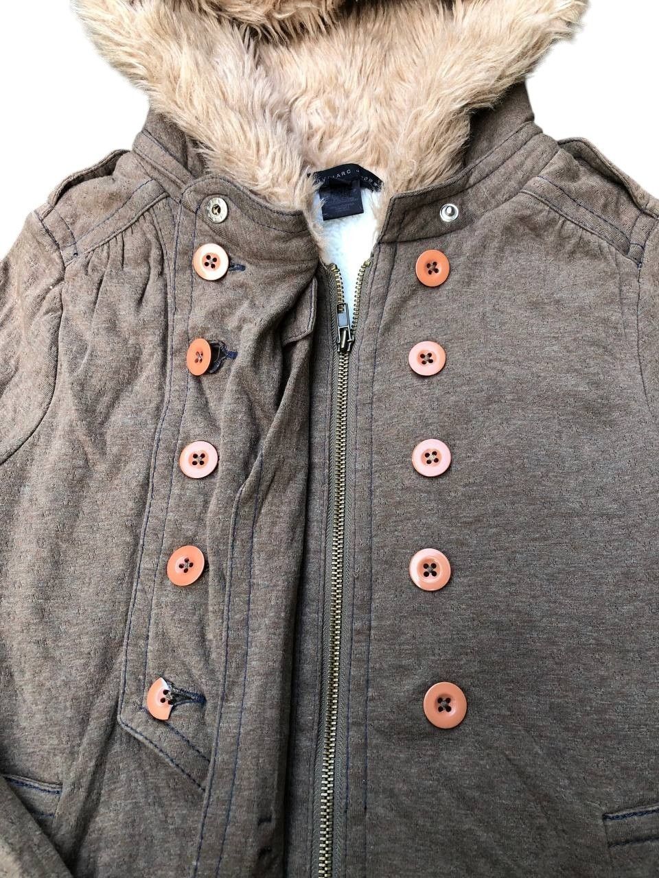 Marc by Marc Jacobs Vintage Marc Jacobs Faux Fur Hodded Jacket Size US S / EU 44-46 / 1 - 4 Thumbnail
