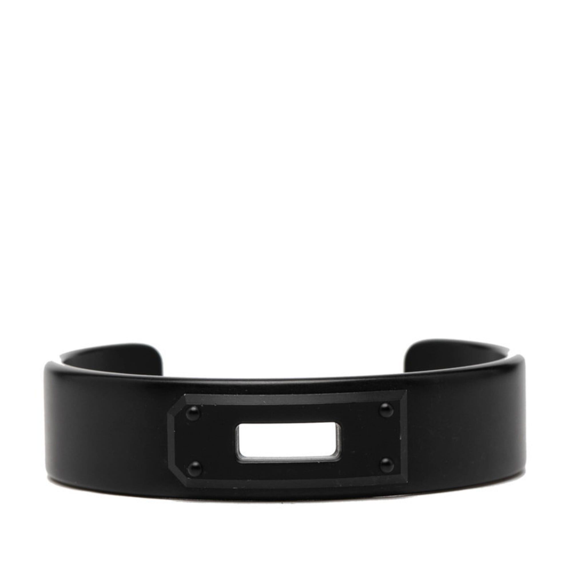 Hermes Hermes Kelly Bangle, Size T5, So Black Plated Aluminum, Men's. Size ONE SIZE - 1 Thumbnail