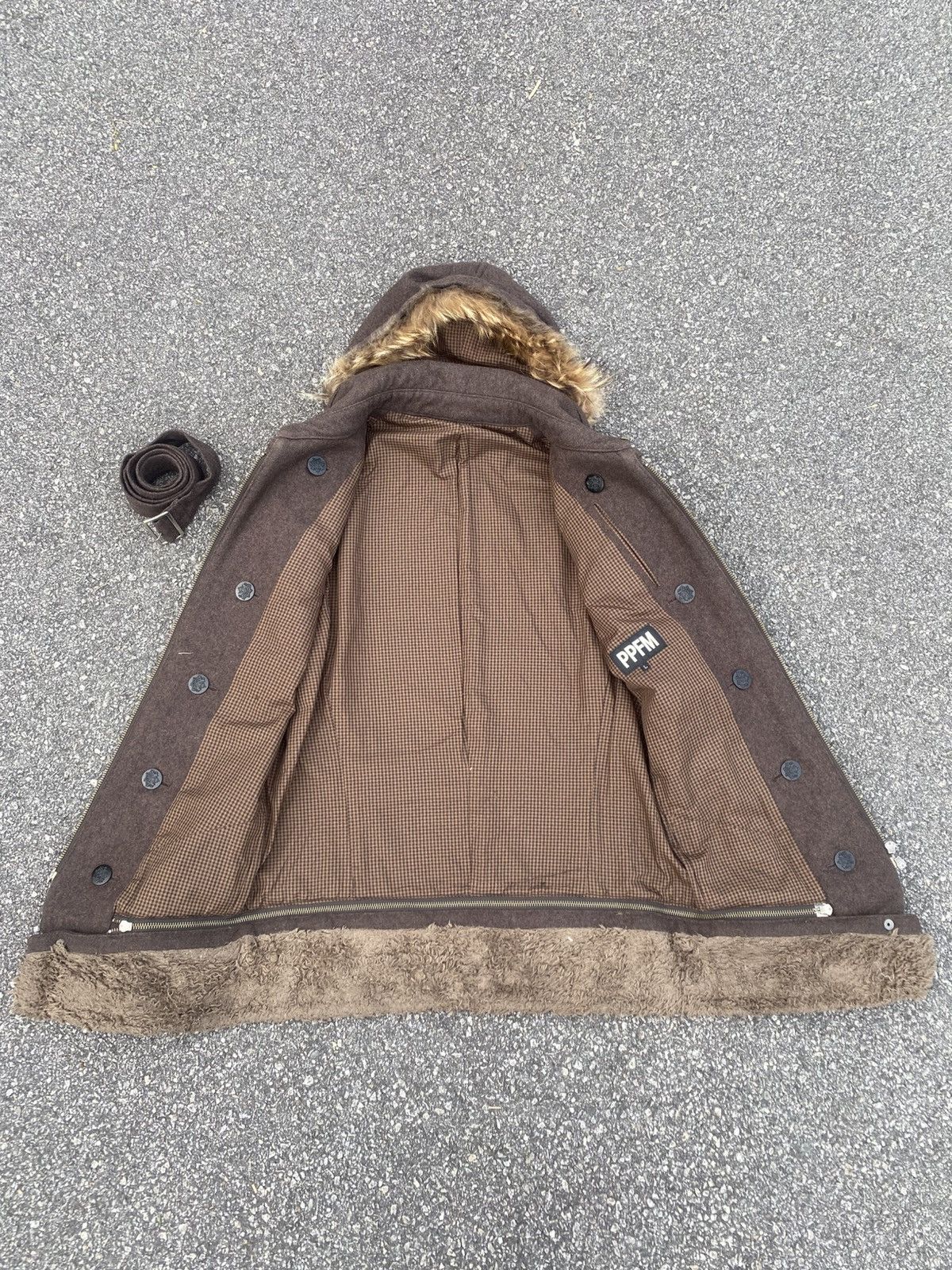 Le Grande Bleu (L.G.B.) 2000s PPFM Napoleon Fur Wool Jacket Size US L / EU 52-54 / 3 - 5 Thumbnail