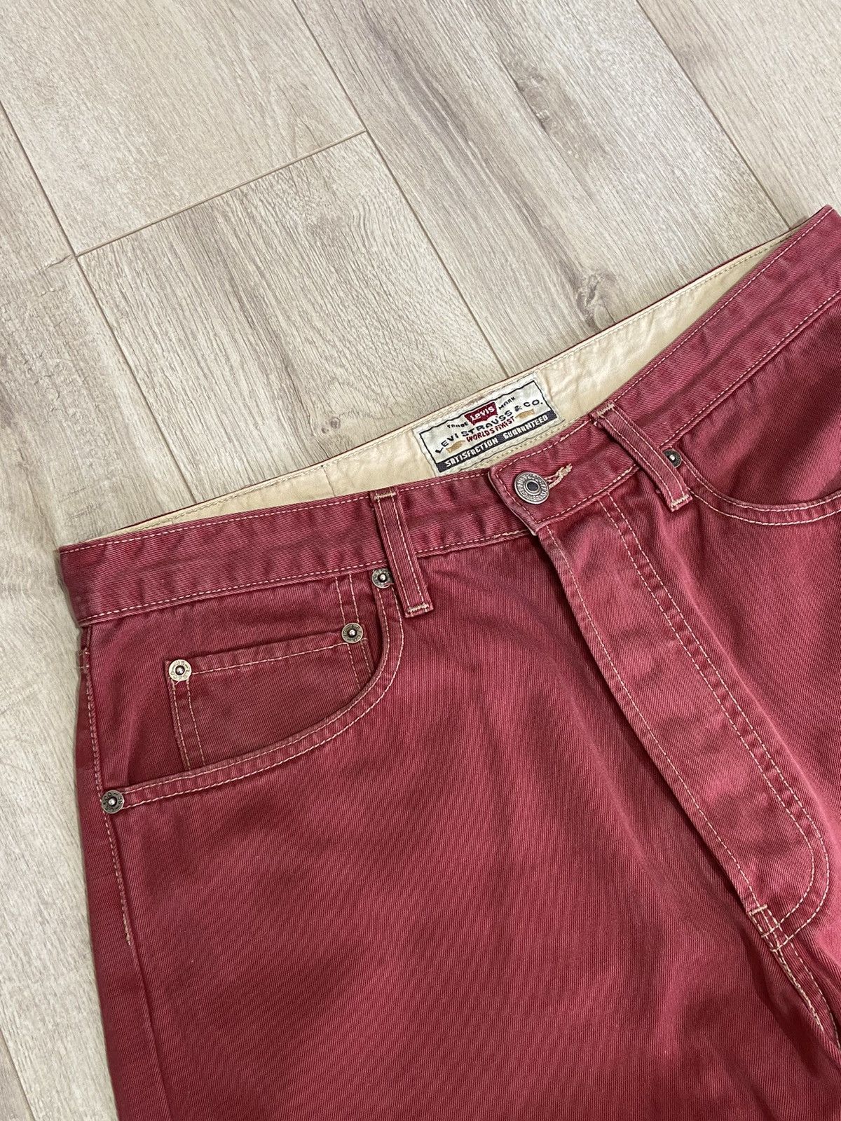 Levi's × Vintage Levi’s vintage pants red 90’S Size US 34 / EU 50 - 13 Thumbnail