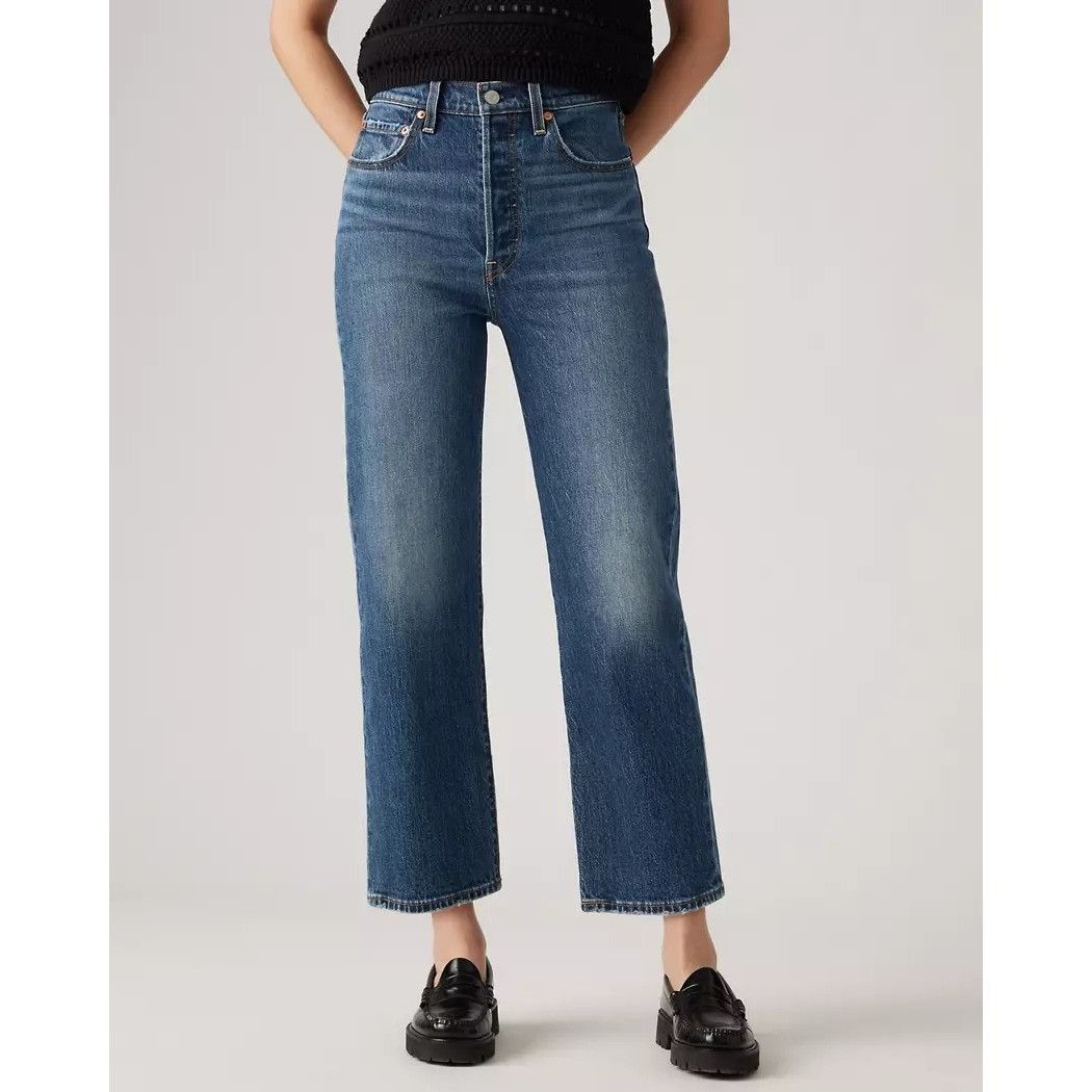 Levi's Levi's Ribcage Straight Ankle Jeans Sz 32" Size 32" / US 10 / IT 46 - 2 Thumbnail