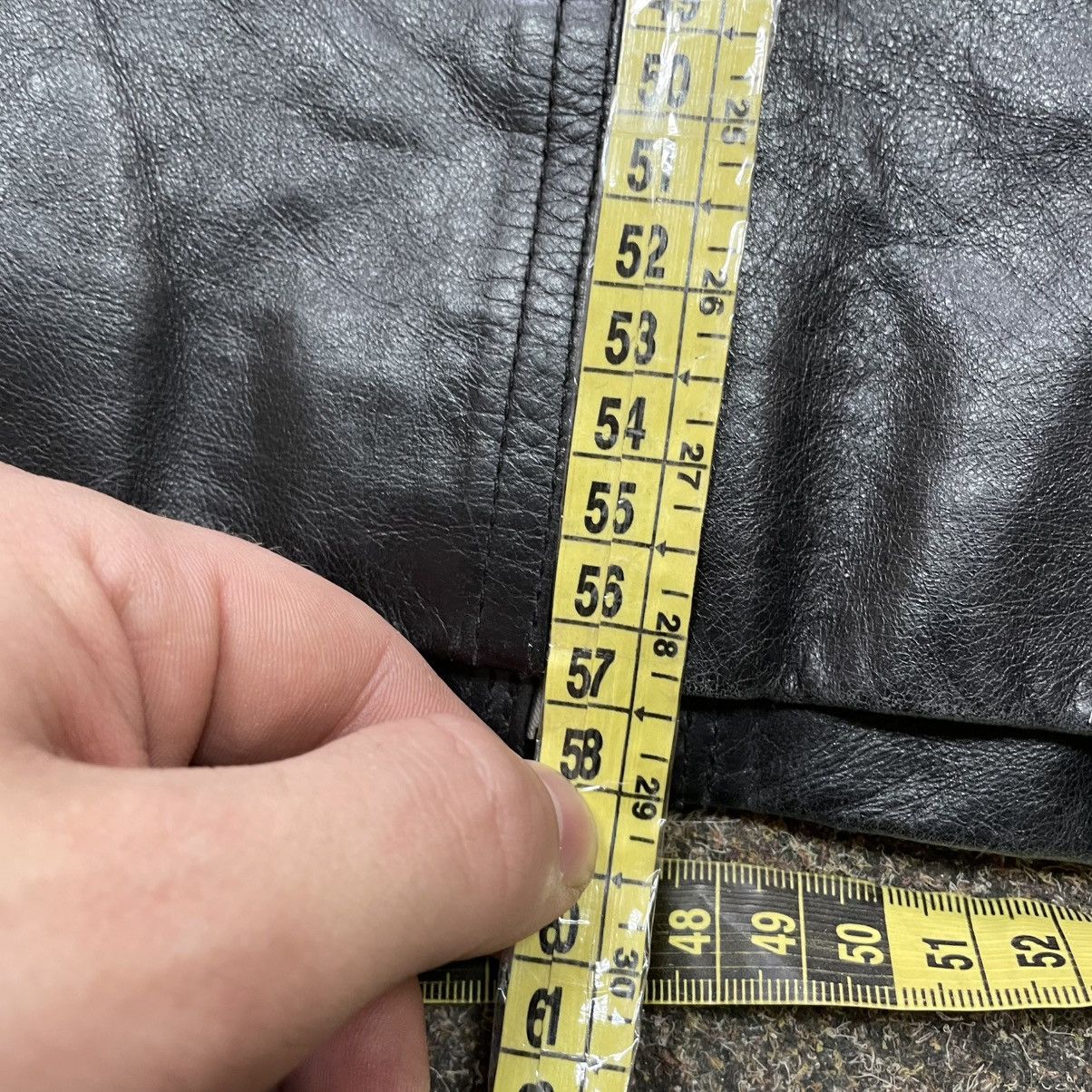 Genuine Leather Vintage Y2K Leather Jacket Biker Punk Opium BALENCIAGA Style Size S / US 4 / IT 40 - 8 Thumbnail