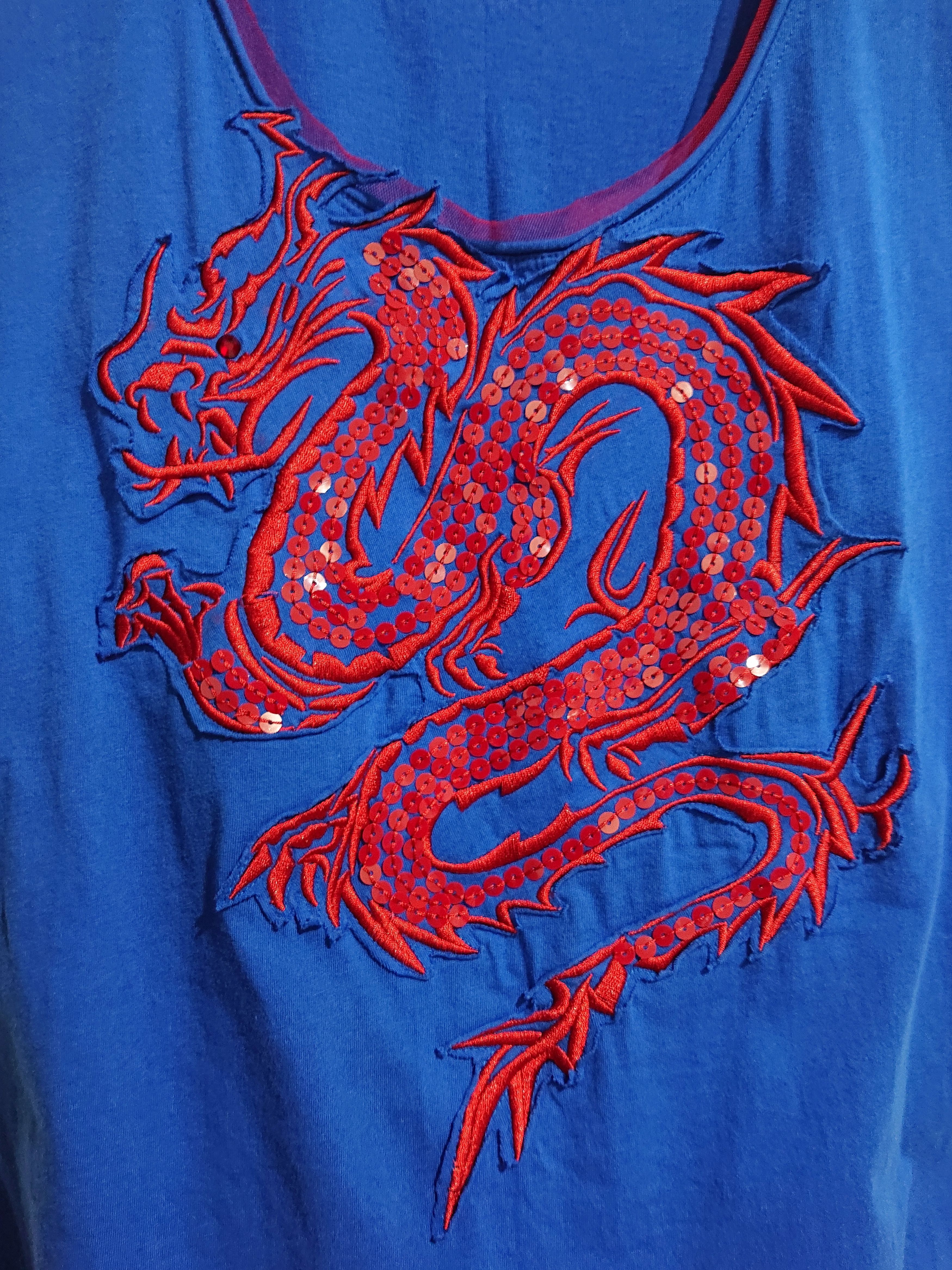 Vintage × Vivienne Tam Vivienne tam red dragon t-shirt Size S / US 4 / IT 40 - 2 Thumbnail