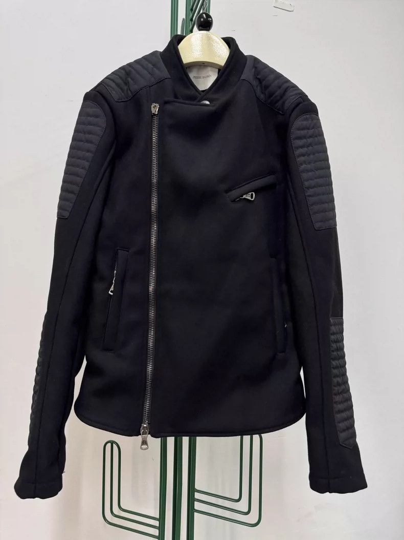 Balmain Pierre Balmain Black Motorcycle Jacket Size 46-dmc Size US L / EU 52-54 / 3 - 1 Thumbnail