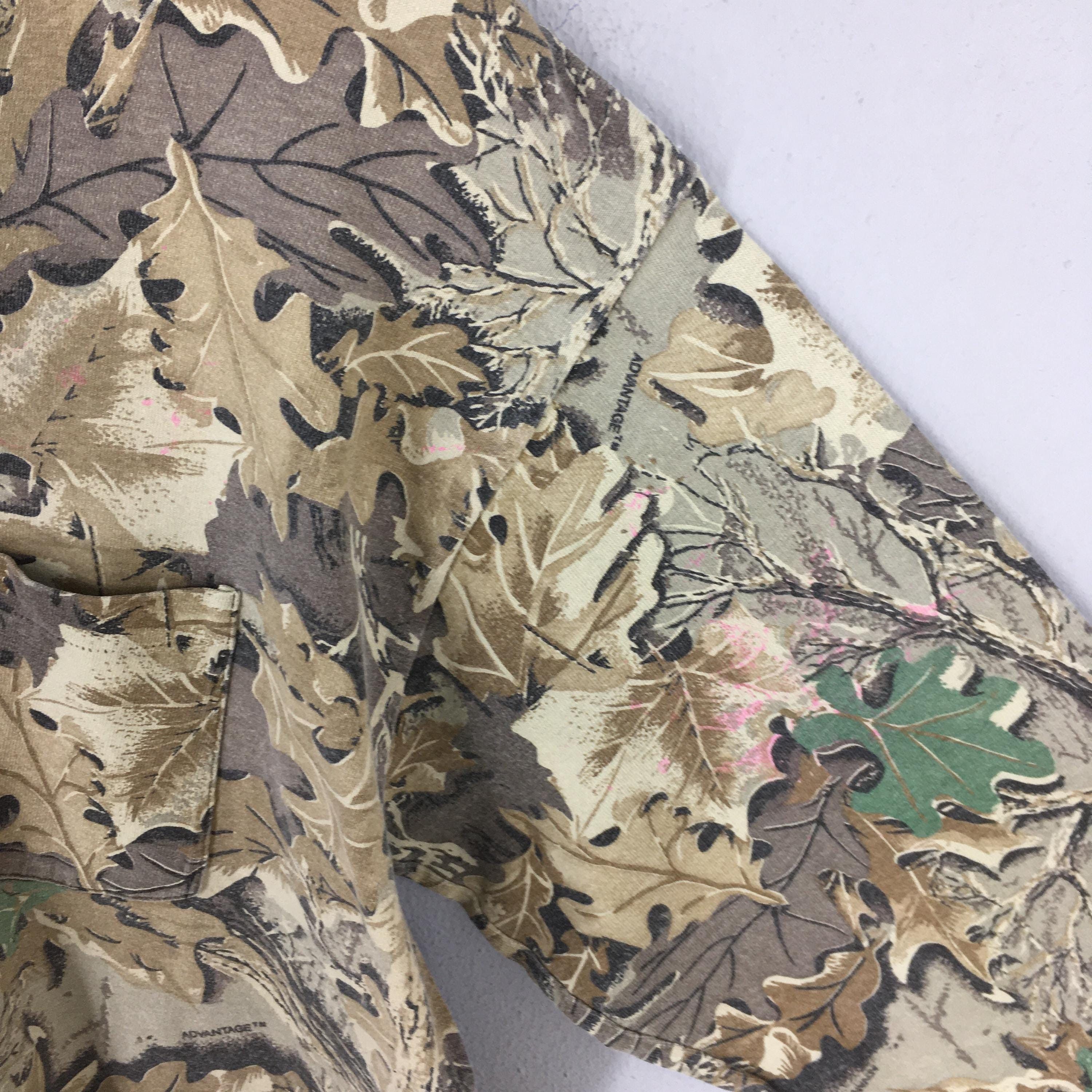 Wrangler Vintage 90s Wrangler Rugged Real Tree Camo T shirt XLarge Size US XL / EU 56 / 4 - 5 Thumbnail