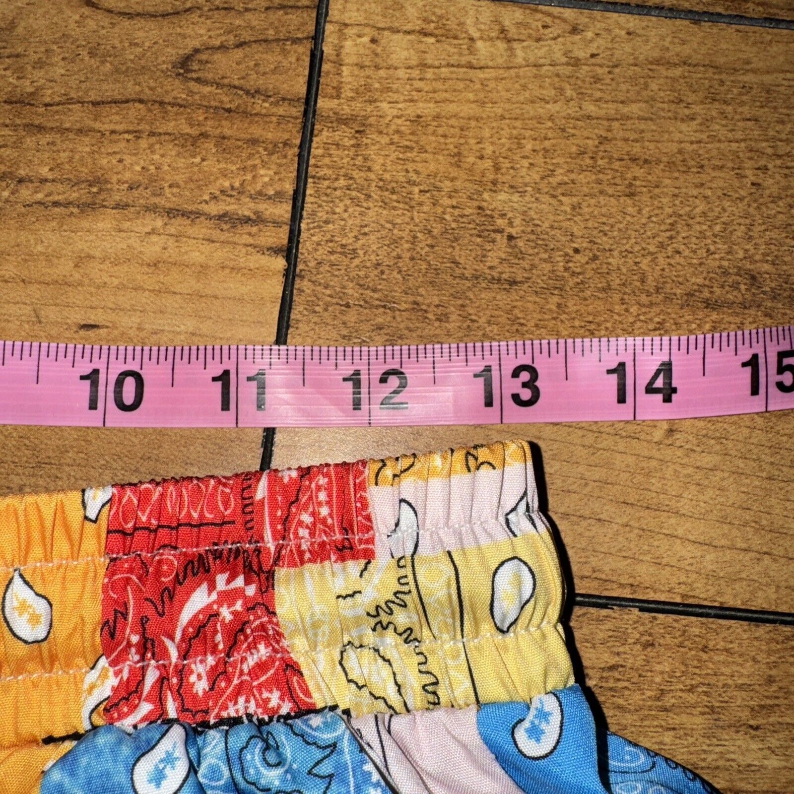 Japanese Brand × Vintage Custom Paisley Bandana Print Shorts 28x15 Elastic Waistband Size US 28 / EU 44 - 2 Thumbnail