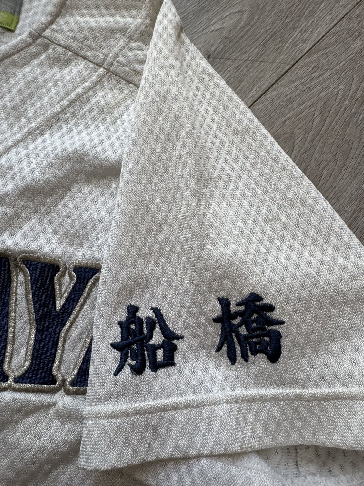 Mizuno Yakigaya Game-Worn Vintage Japan Baseball Jersey SSK Size US S / EU 44-46 / 1 - 6 Thumbnail