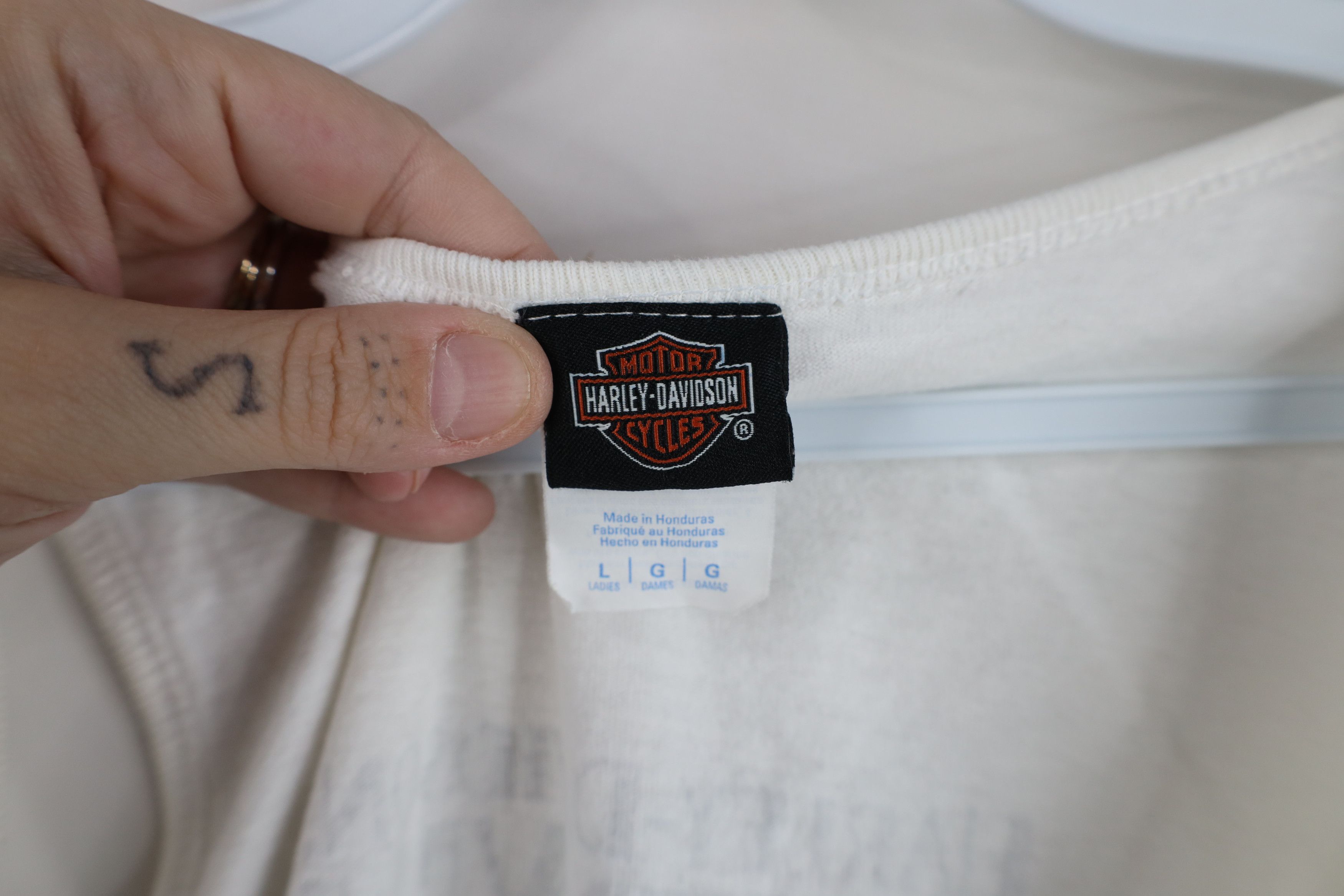 Harley Davidson Vintage Y2K Harley Davidson Phoenix Tank Top T-Shirt White Size L / US 10 / IT 46 - 8 Thumbnail