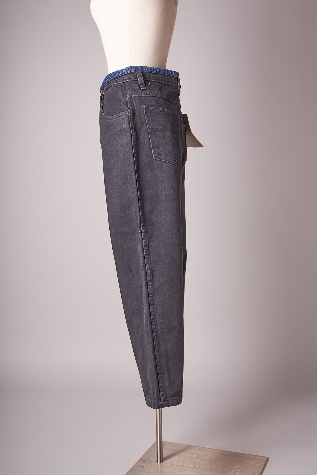 Rusty 1990s Deadstock Rusty Black Jeans With Blue Trim Size US 26 / EU 42 - 2 Thumbnail