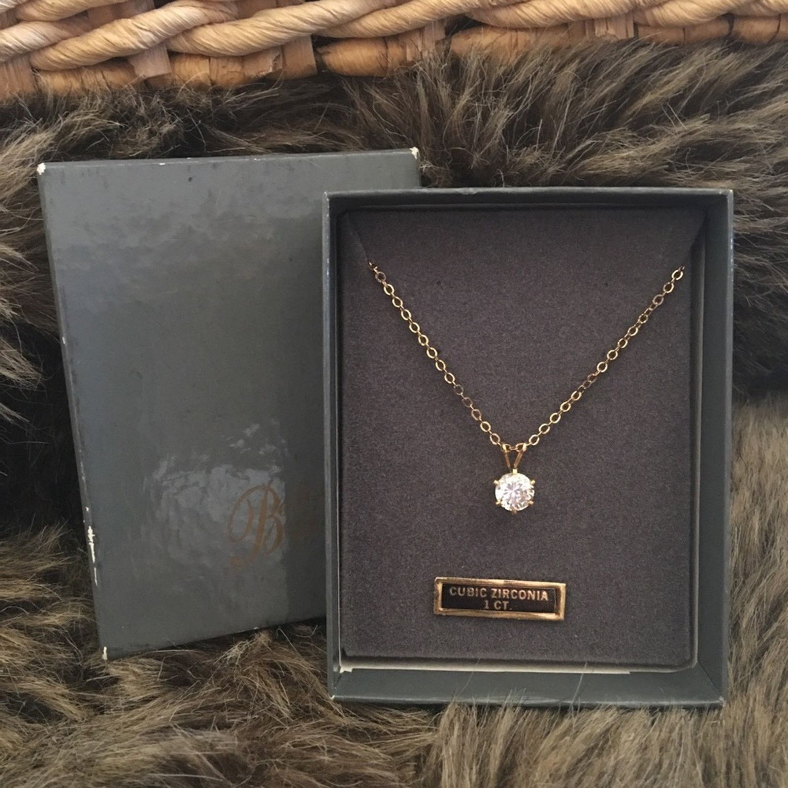 Jewelry Vintage Bellissima Choice 1 ct. cz necklace Size ONE SIZE - 1 Thumbnail