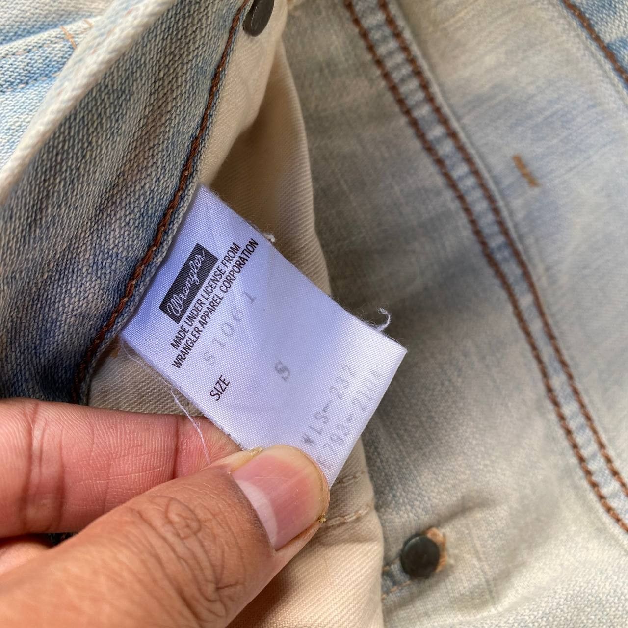 AKM × Wrangler RARE AKM X WRANGLER FLARED BORO DISTRESSED DIRTY STAIN W28 Size US 28 / EU 44 - 15 Thumbnail