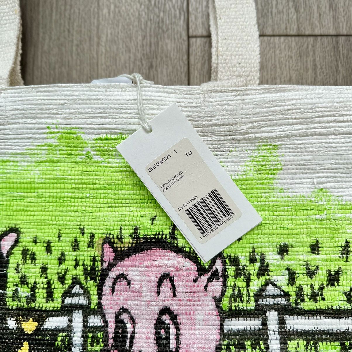 Sky High Farm Workwear Sky High Farm Workwear X Ally Bo Pig Tote NWT Size ONE SIZE - 11 Thumbnail