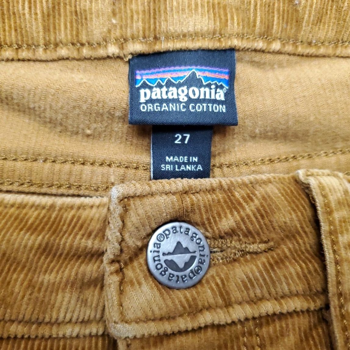 Patagonia VINTAGE Patagonia Pants Womens 27 Brown Corduroy 80s 90s Retro Casual Chino Straight Front Pockets 28x30 Cotton Mens Womens Girls Boys Size 27" / US 4 / IT 40 - 4 Thumbnail