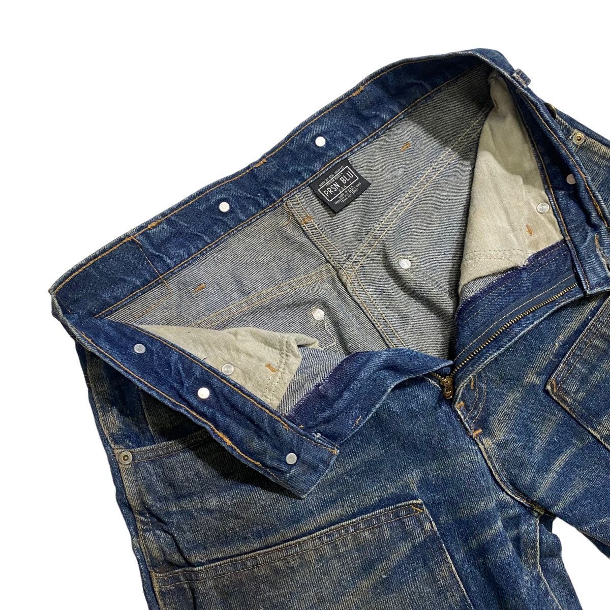 Vintage Prison Blu double knee distressed worker pant Size US 32 / EU 48 - 6 Thumbnail