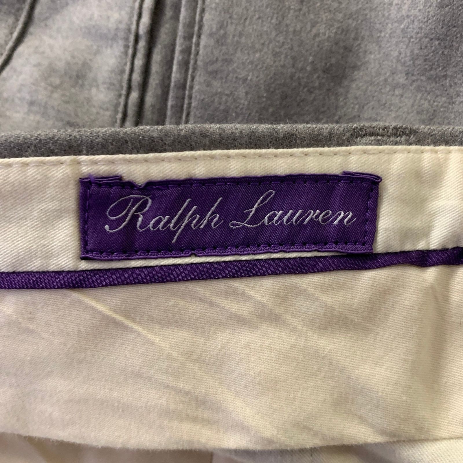 Ralph Lauren Size 34 Gray Heather Wool Blend Cargo Dress Pants Size US 34 / EU 50 - 4 Thumbnail