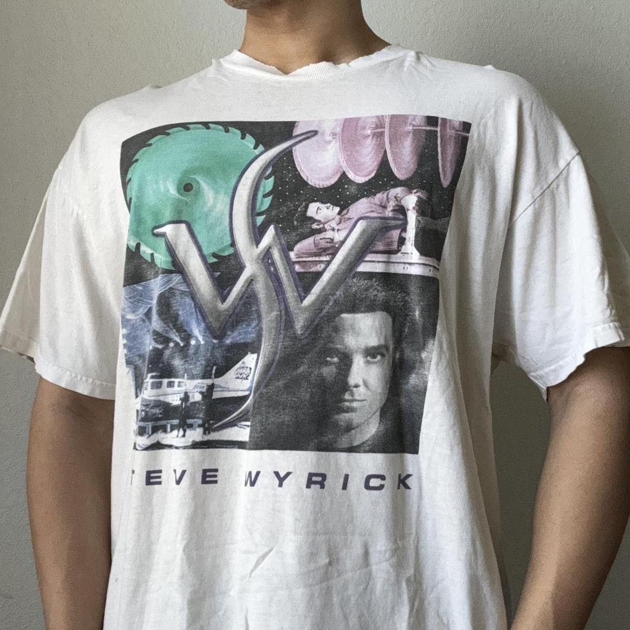 Vintage Vintage 2000s Steve Wyrick Illusionist Graphics White Tee Size US XL / EU 56 / 4 - 7 Thumbnail