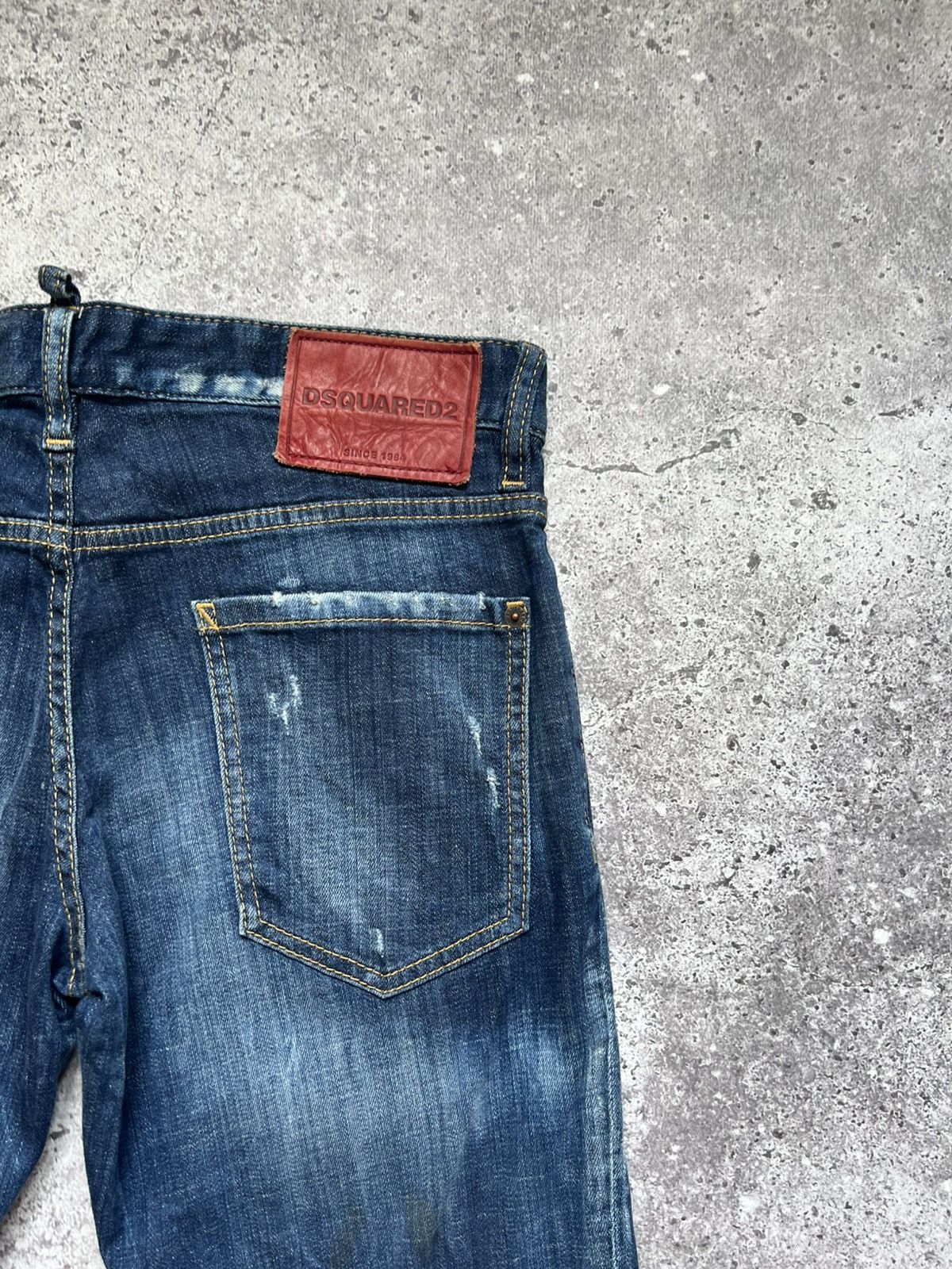 Dsquared2 Dsquared2 Men's Distressed Denim Jeans Slim Size US 32 / EU 48 - 11 Thumbnail