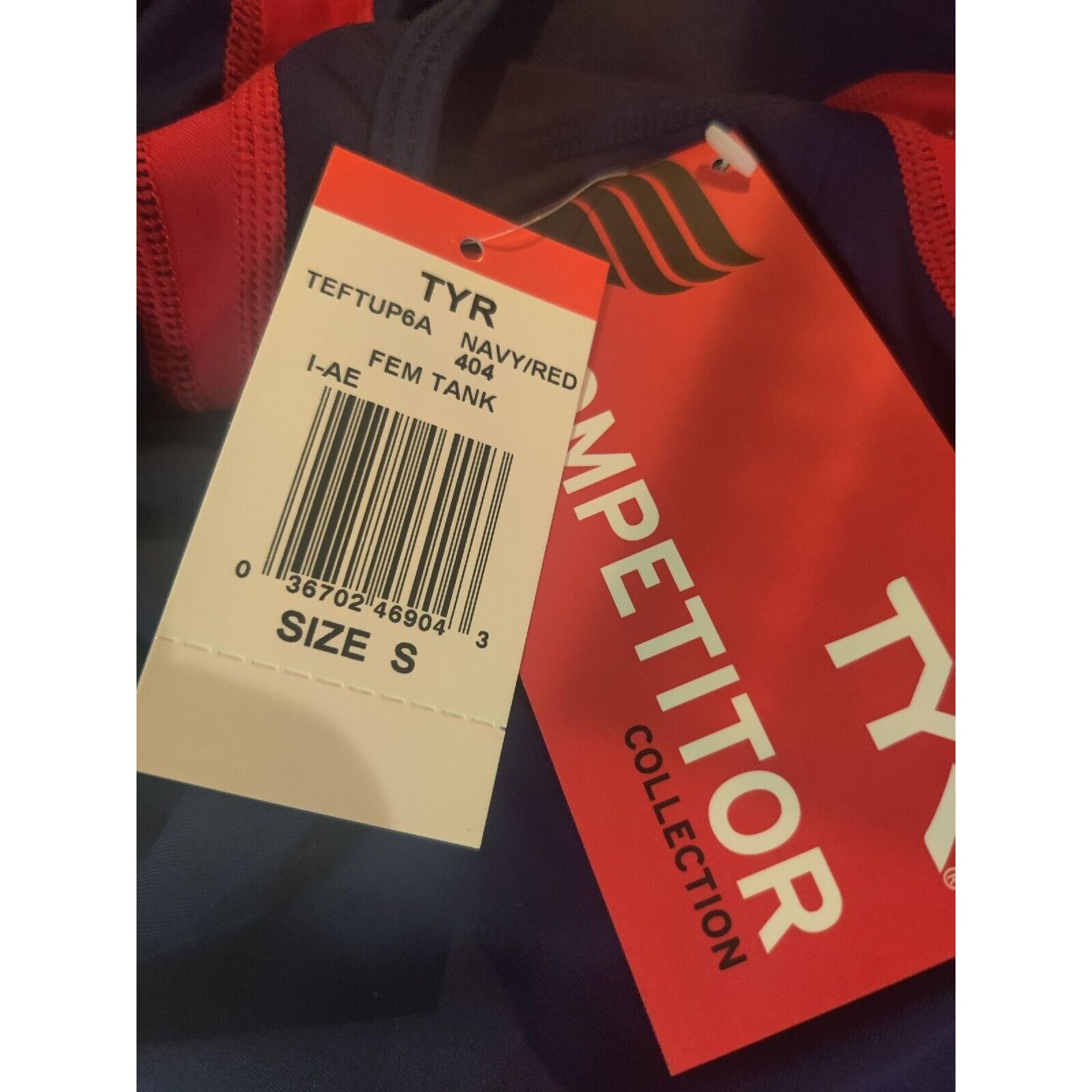 Other TYR Competitor Sport Female Tank Top, Navy/Red/Stars, Sz. S Size S / US 4 / IT 40 - 7 Thumbnail