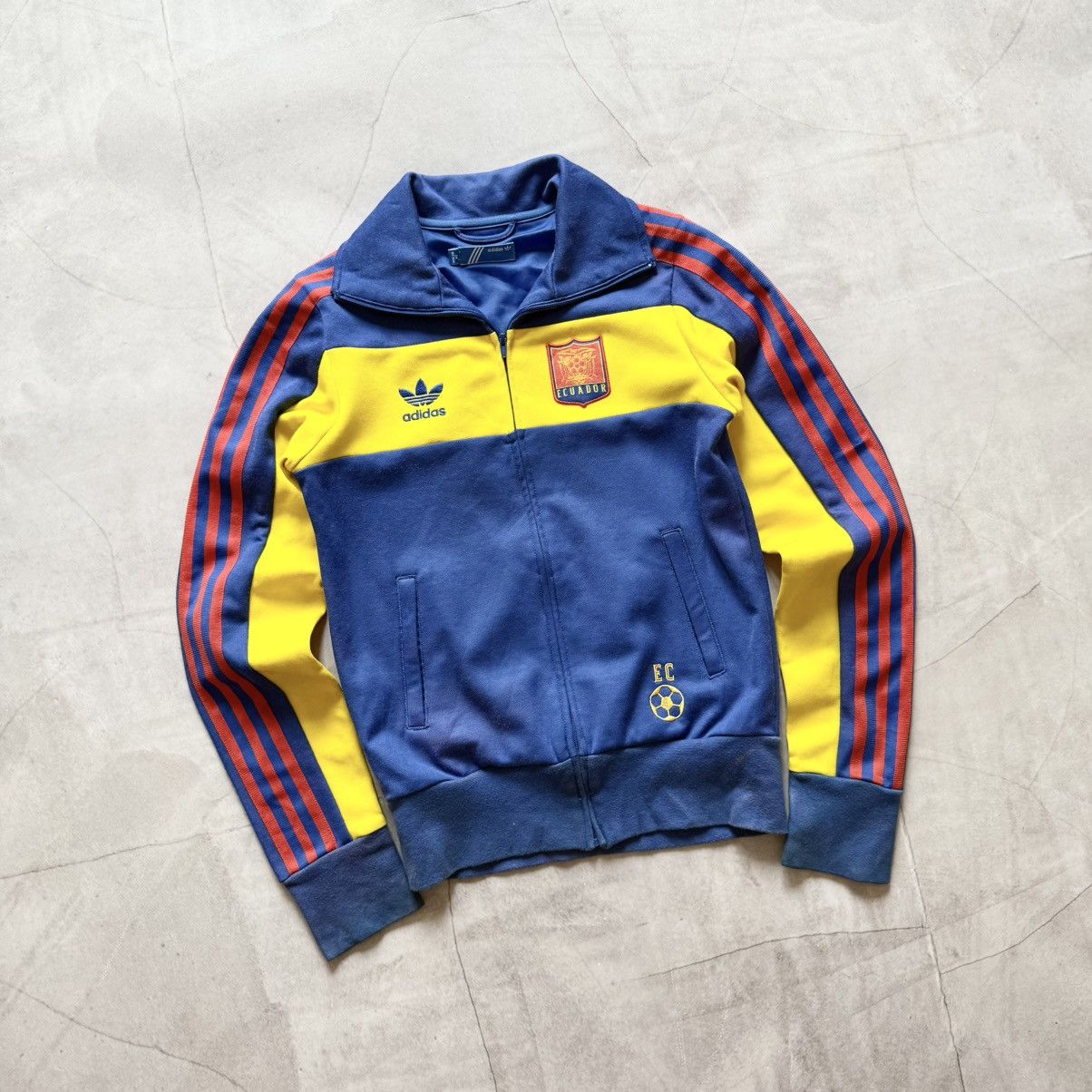 Adidas 2006 Adidas Ecuador World Cup Soccer Football Track Zip Y2K Size XS / US 0-2 / IT 36-38 - 1 Thumbnail