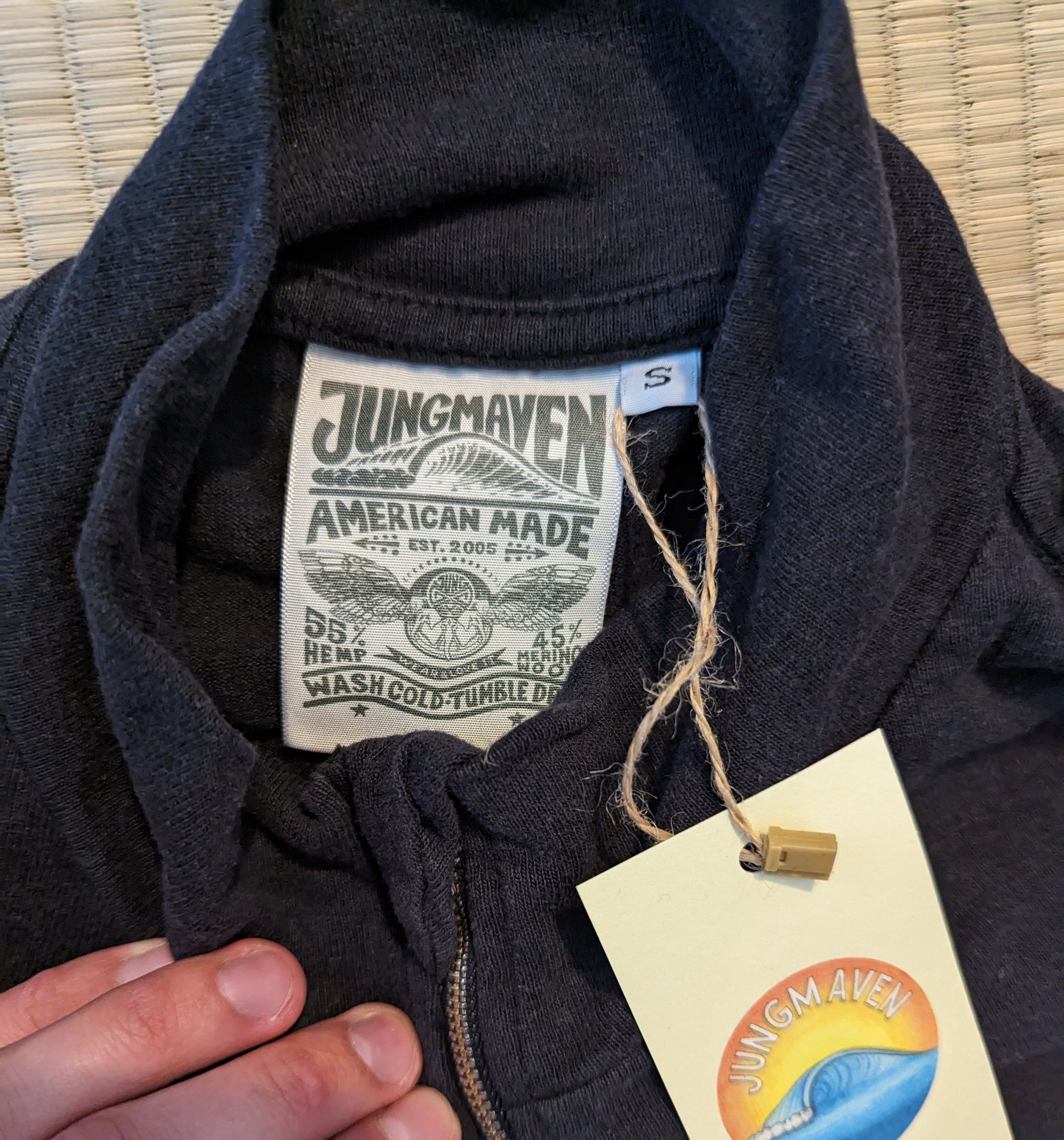 Jungmaven NWT Jungmaven IWEYOU Hemp Merino Wool 1/4 Zip Sweatshirt Size US S / EU 44-46 / 1 - 3 Thumbnail