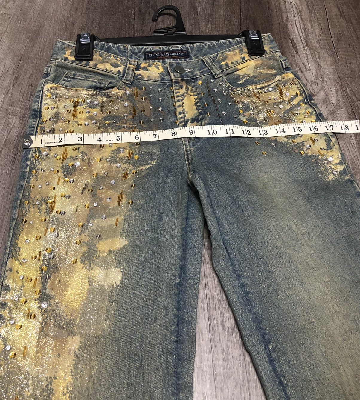 Designer × Japanese Brand × Vintage CF LINE FLARED BOOTCUT JEANS COMPANY Size 29" - 3 Thumbnail