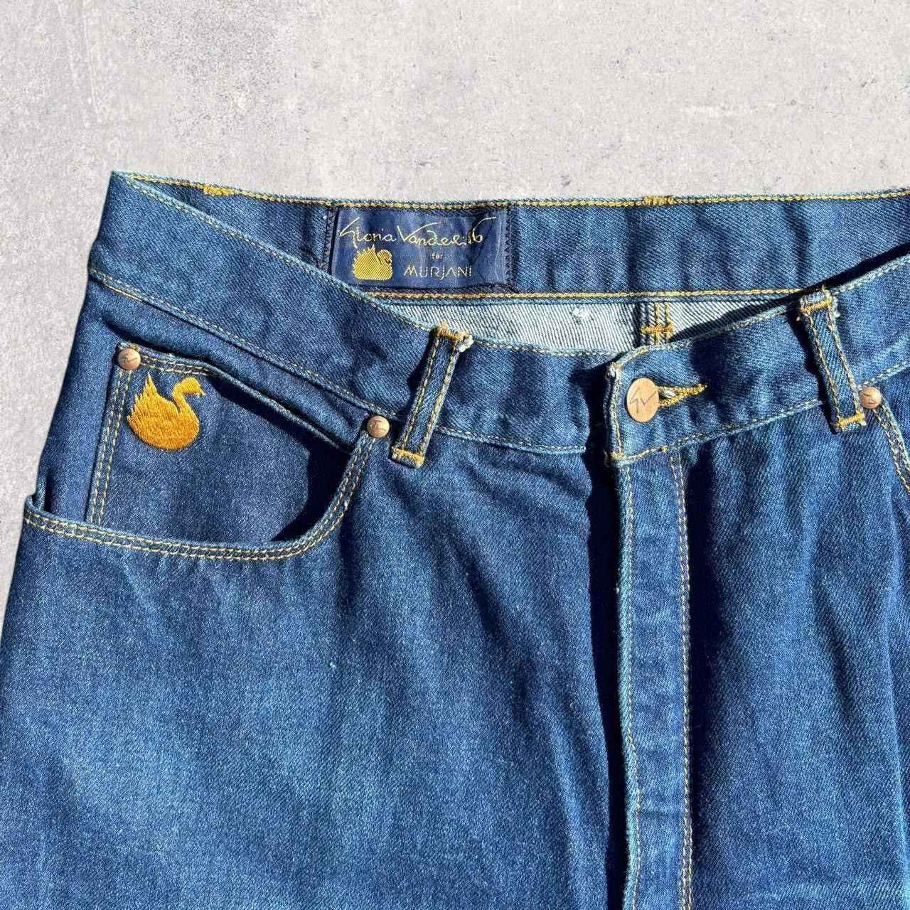 Gloria Vanderbilt × Vintage Vintage Flared High Waisted Jeans Size 32" / US 10 / IT 46 - 2 Thumbnail