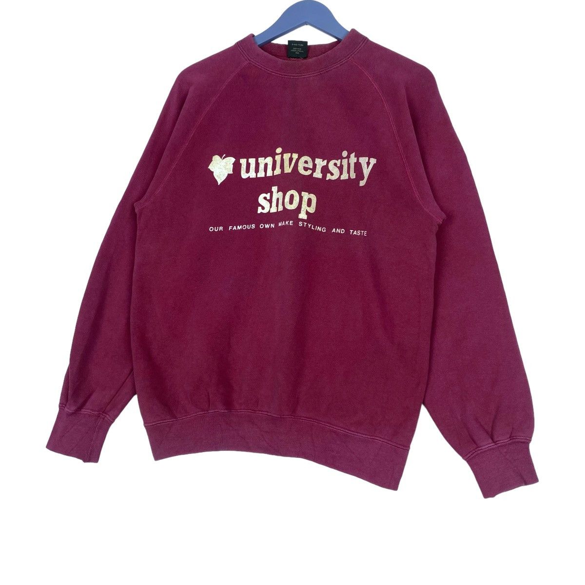 Designer × Vintage University Shop Sweatshirt Crewneck Pullover Jumper Size M Size M / US 6-8 / IT 42-44 - 3 Thumbnail