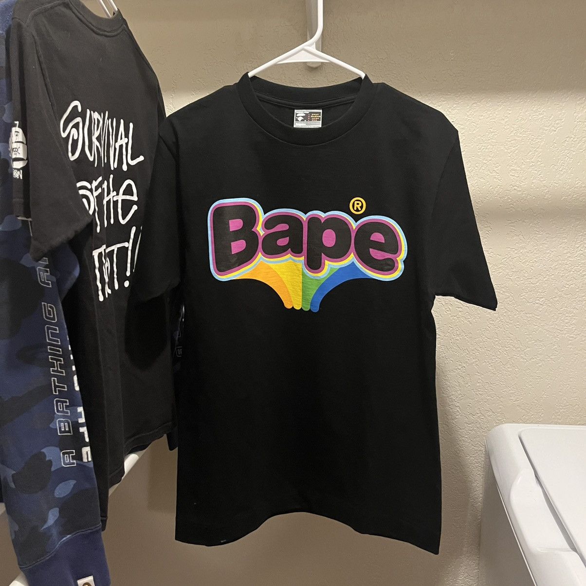 Bape 2000 Bape rainbow spell out Size US M / EU 48-50 / 2 - 1 Thumbnail