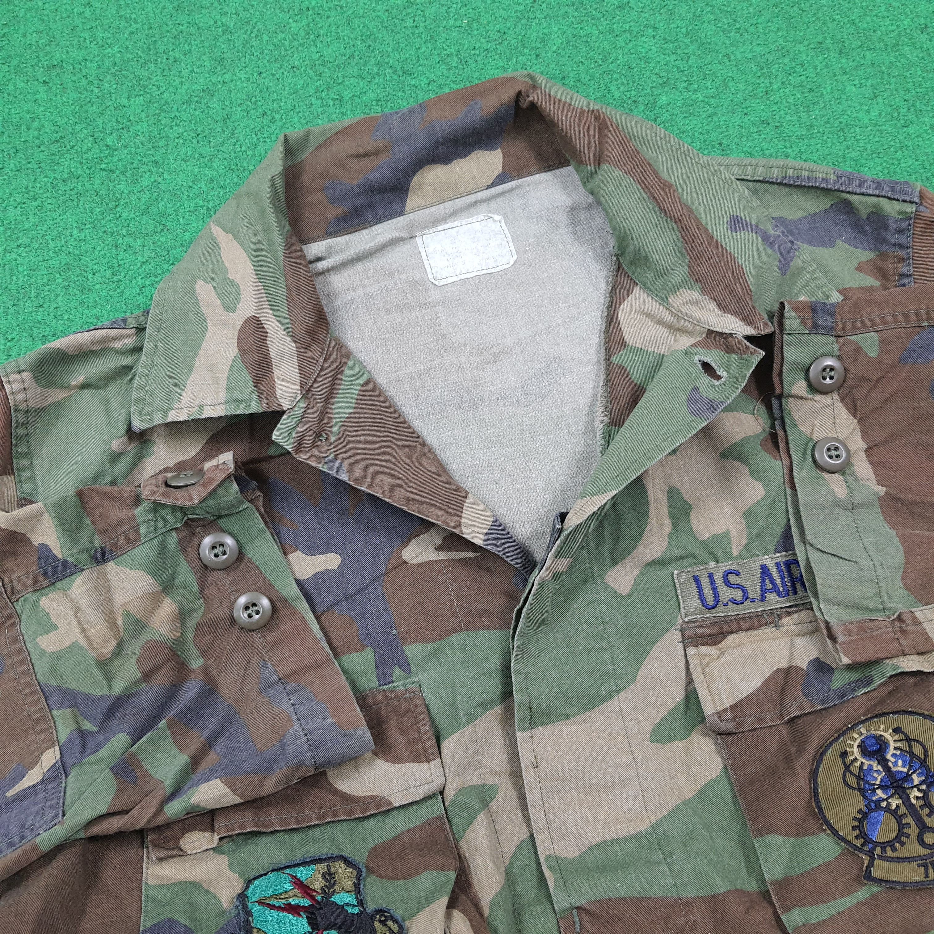 Vintage Vintage 90s USAF Strategic Air Command Camo Jacket C278N9 Size US L / EU 52-54 / 3 - 8 Thumbnail