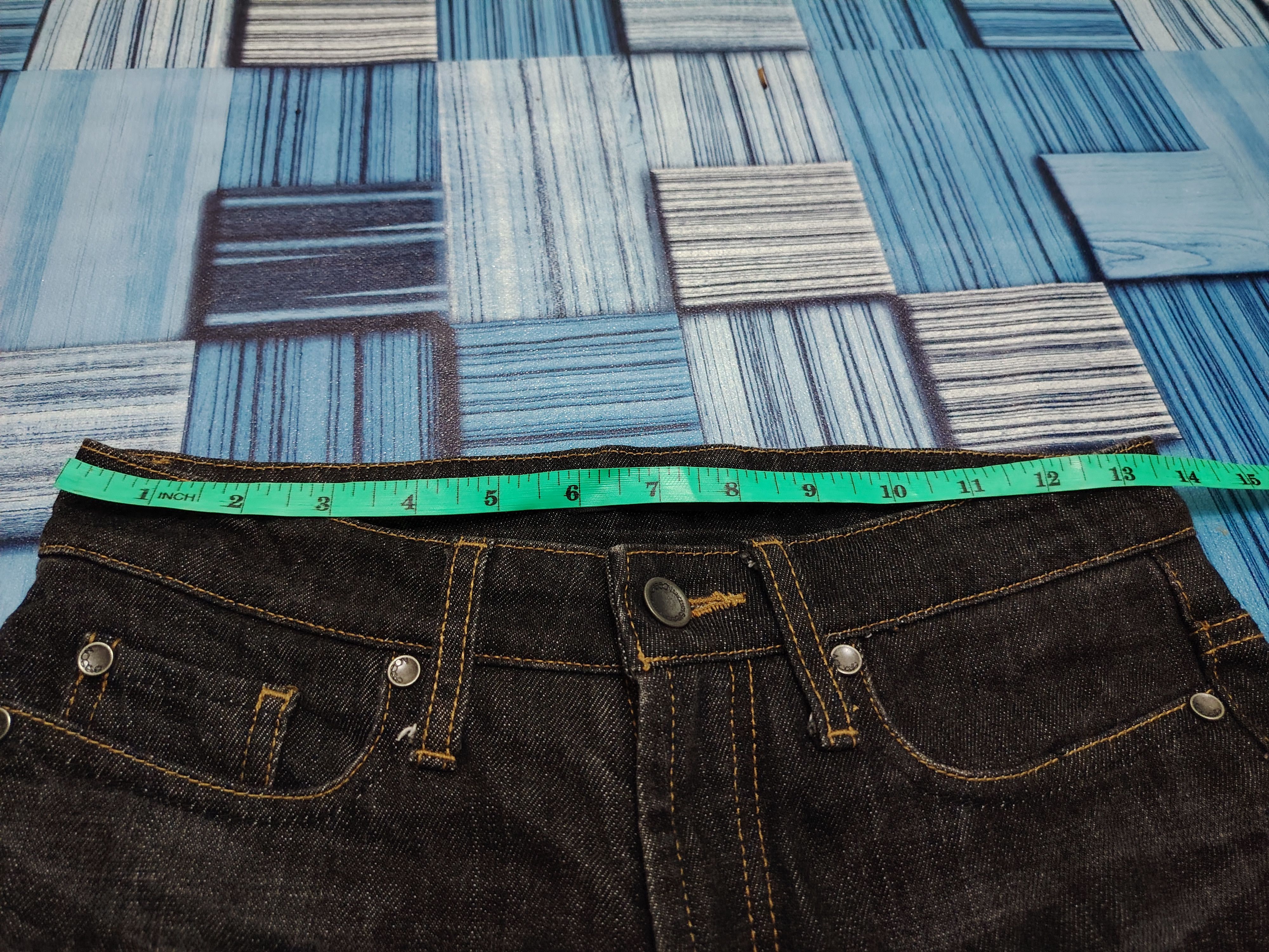 If Six Was Nine × Japanese Brand Japanese Sasson Black Flared Jeans Tribal embroidery Pocket Size US 27 - 19 Thumbnail